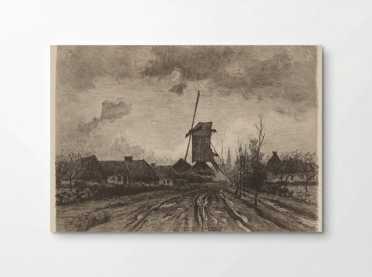 Molen te Barneveld - Willem Oppenoorth - Poster