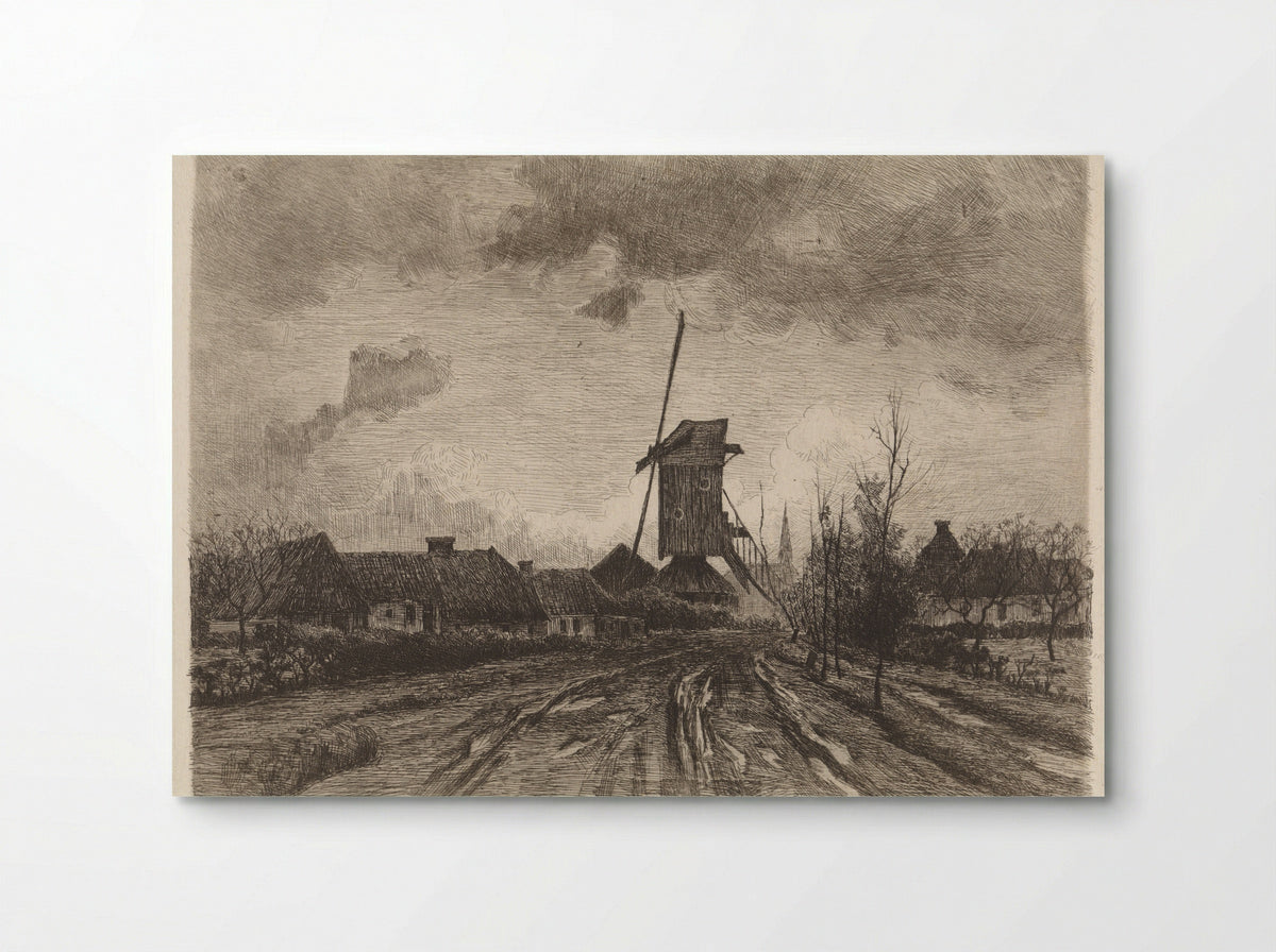 Molen te Barneveld - Willem Oppenoorth - Poster