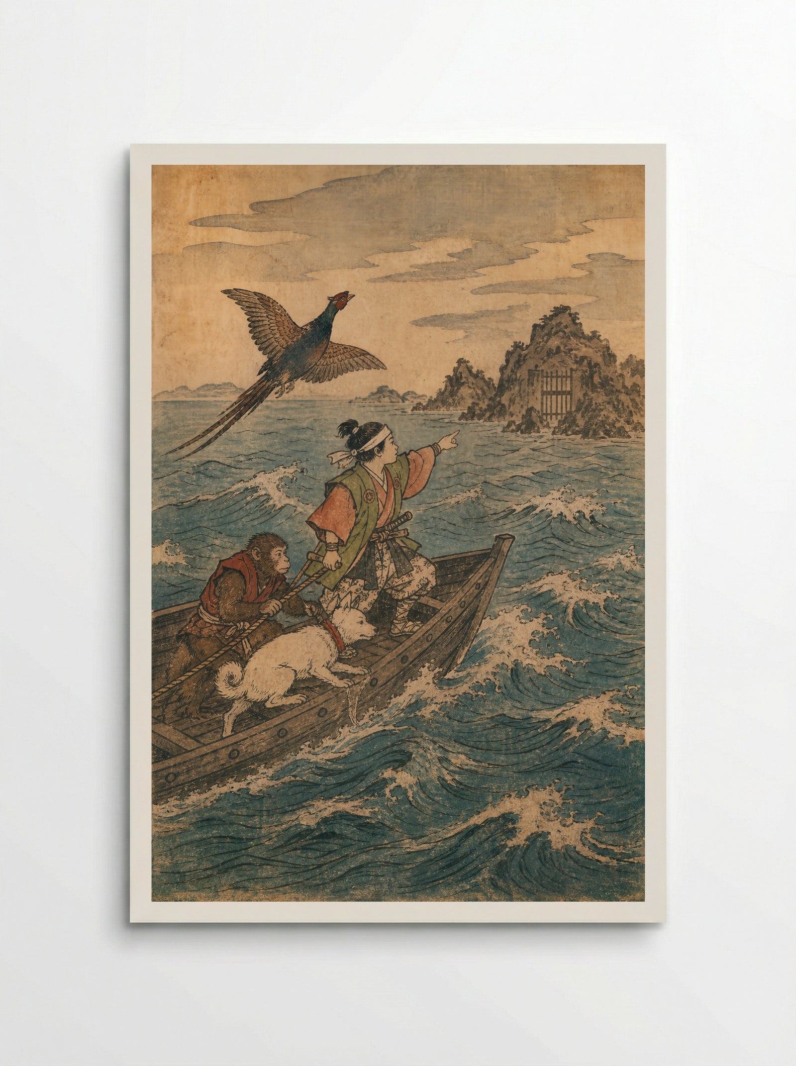 Momotaro and Oni Island: Across to Onigashima