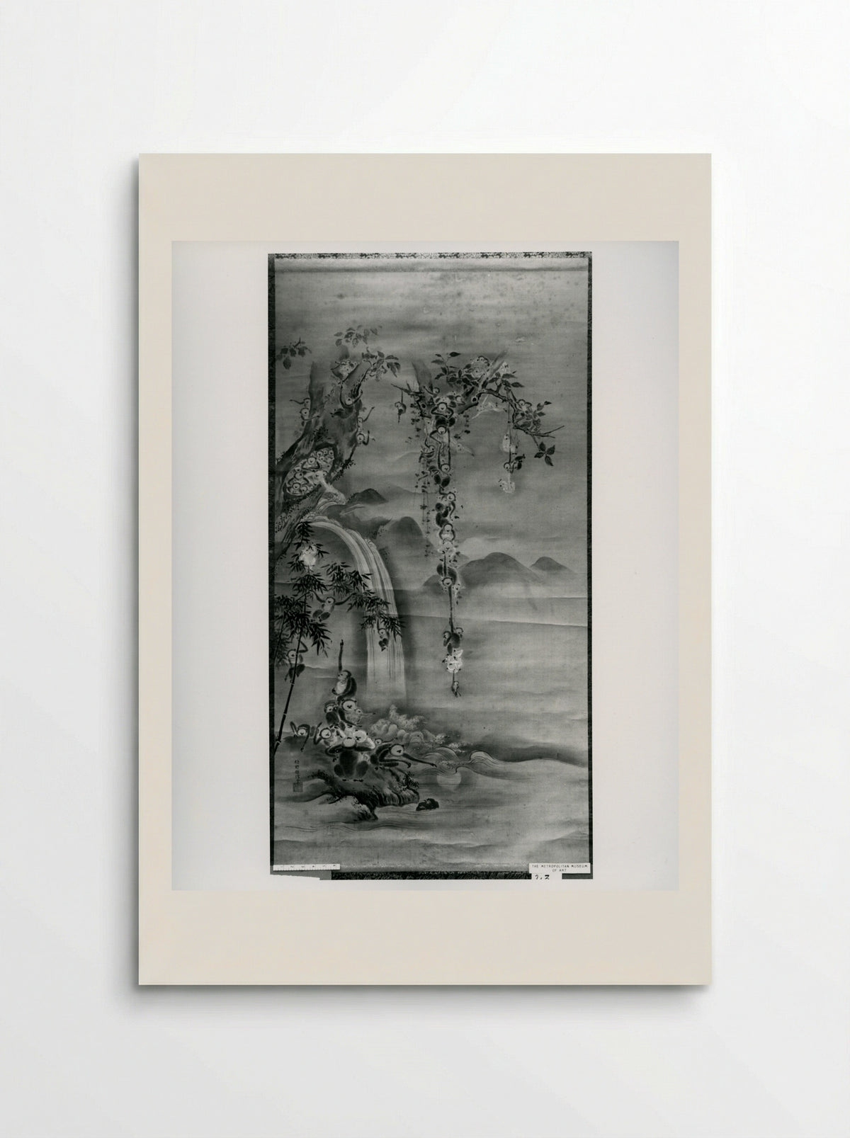 Monkeys in a Tree - Kano Tanshin (Morimasa) - Poster