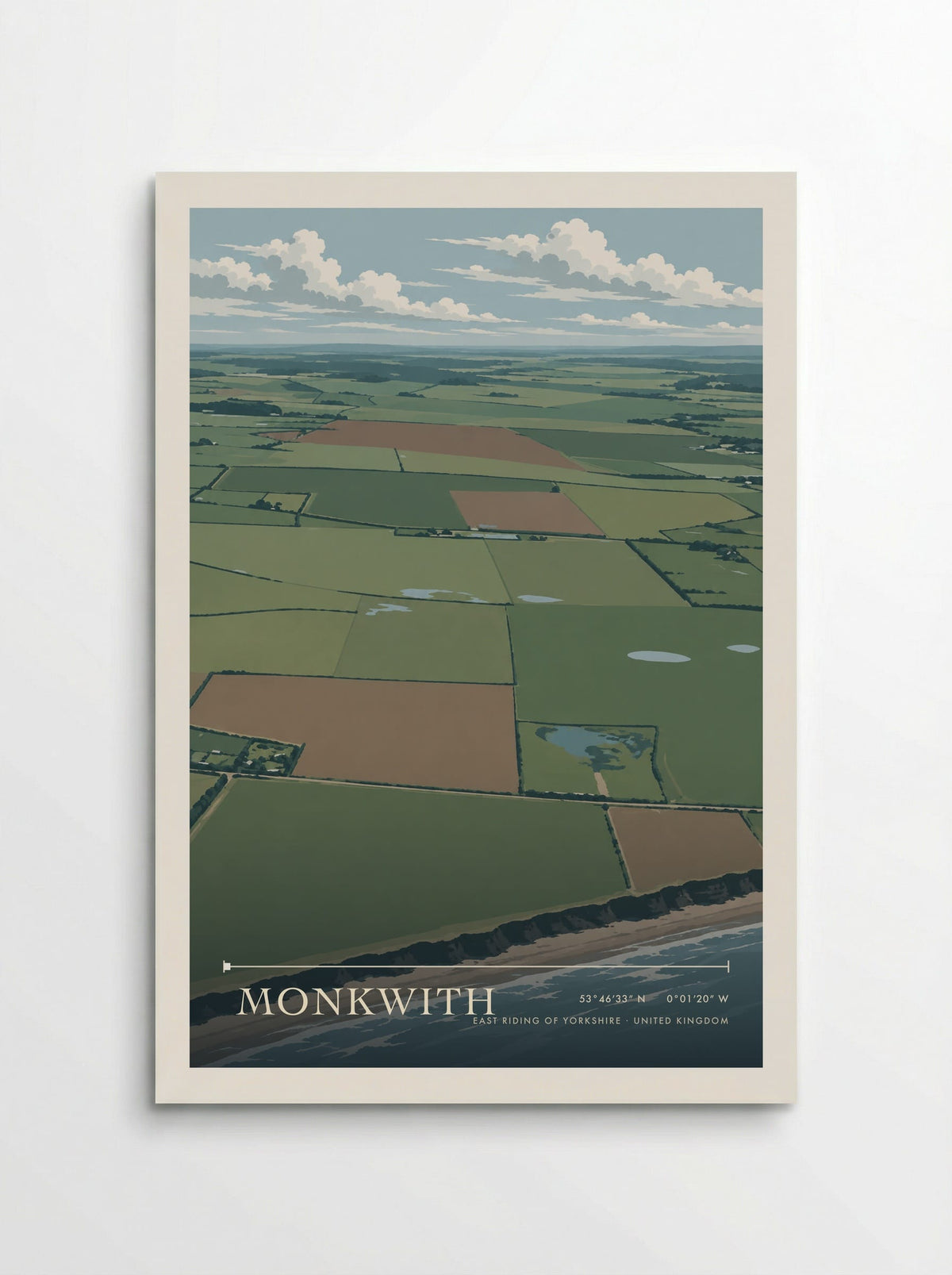Monkwith, East Riding of Yorkshire | Travel Poster - Poster