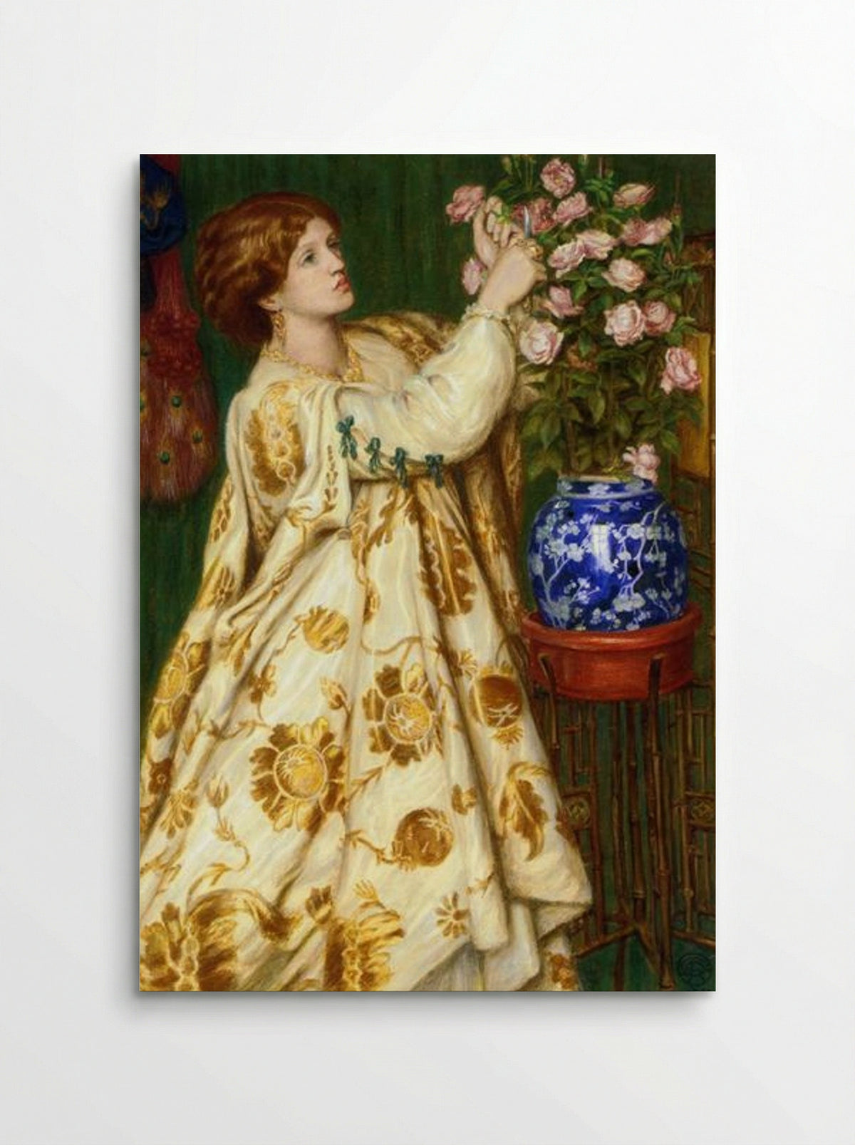 Monna Rosa - Dante Gabriel Rossetti - Poster