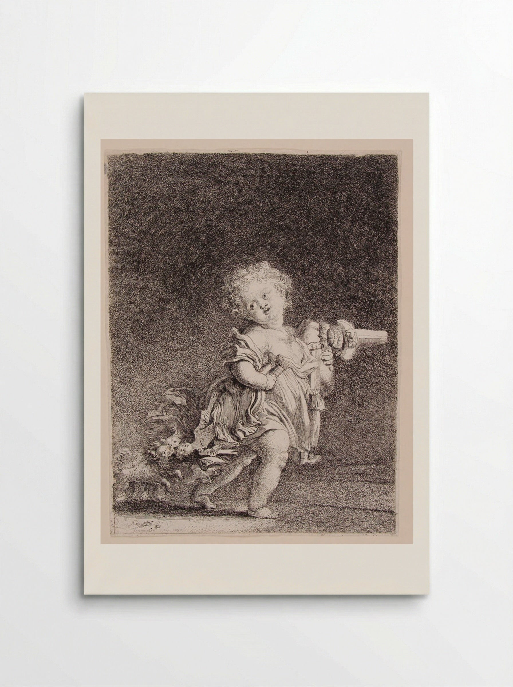 Monsieur Fanfan - Jean-Honoré Fragonard - Poster