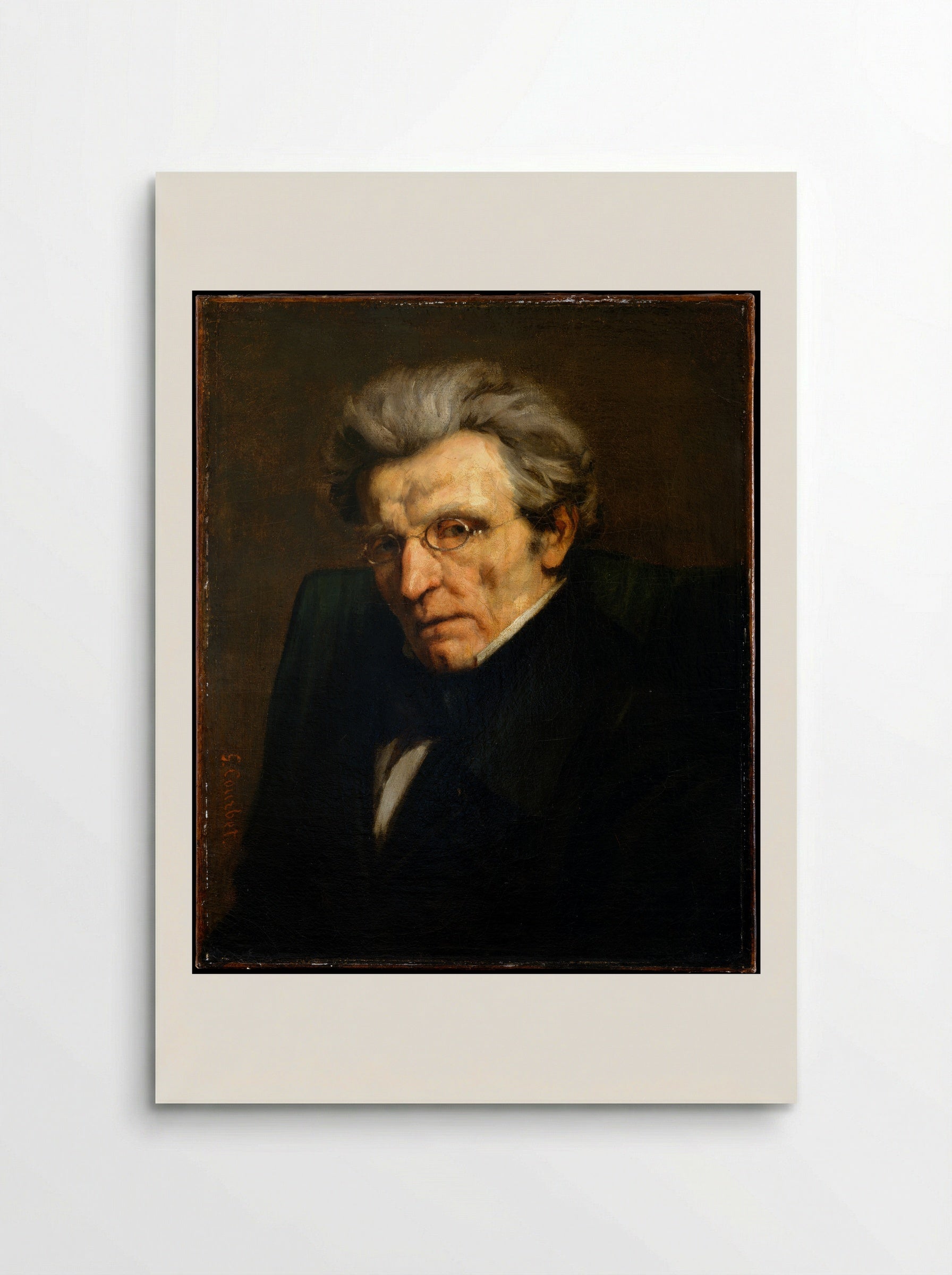 Monsieur Suisse - Gustave Courbet - Poster
