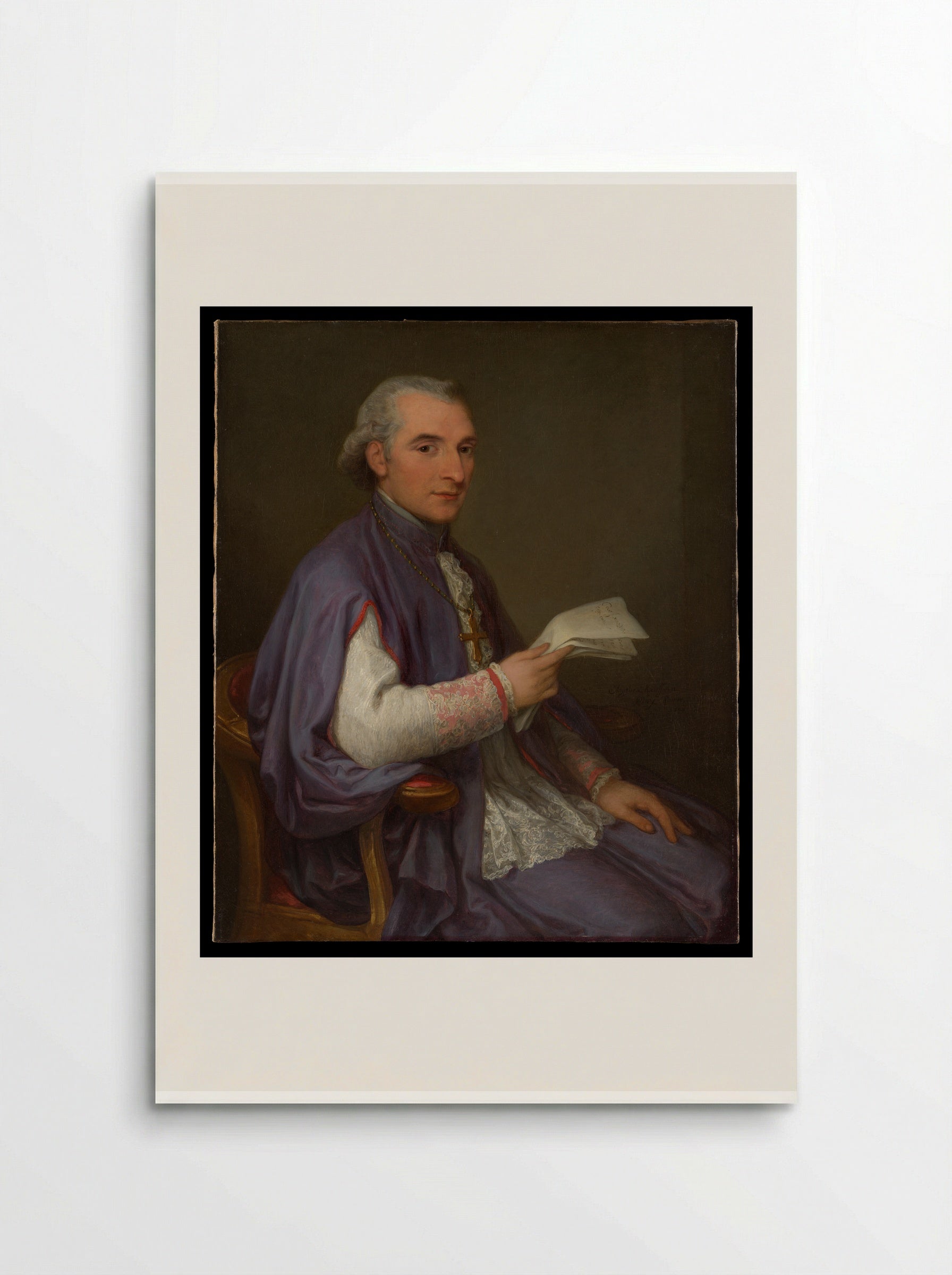 Monsignor Giuseppe Spina - Angelica Kauffmann - Poster