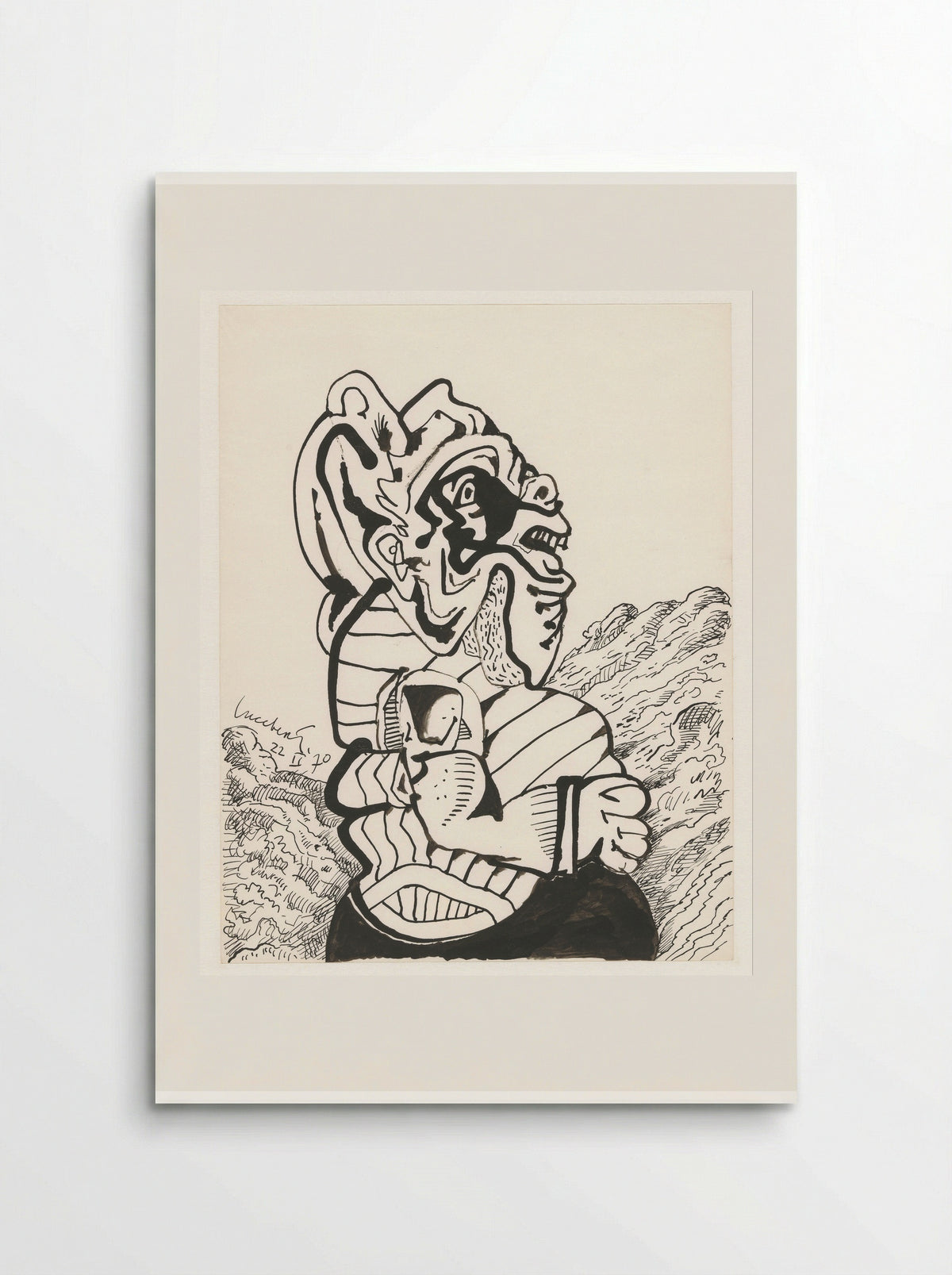 Monsterlijke figuur - Lucebert - Poster