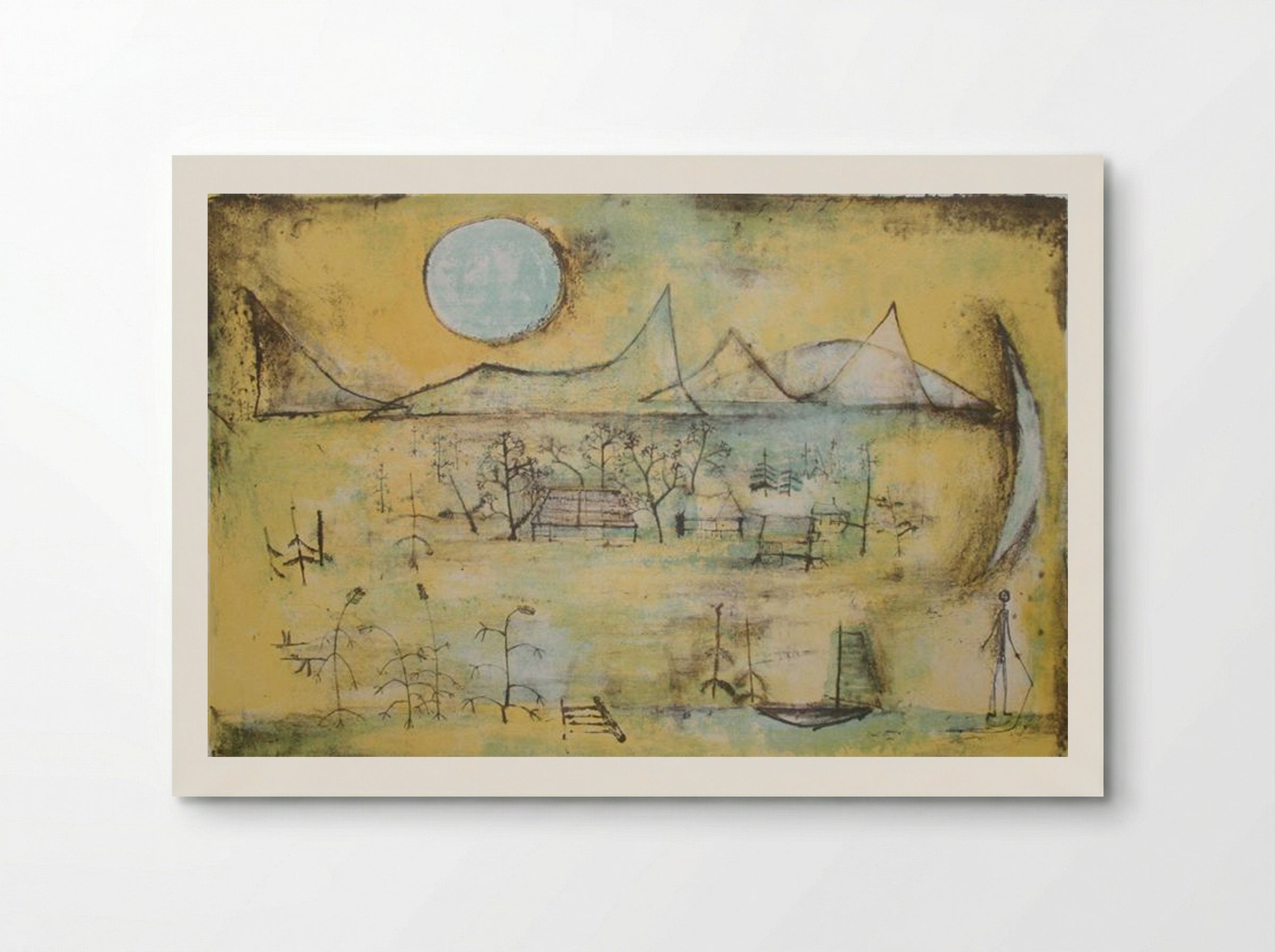 Montagnes et Soleil - Zao Wou-Ki - Poster