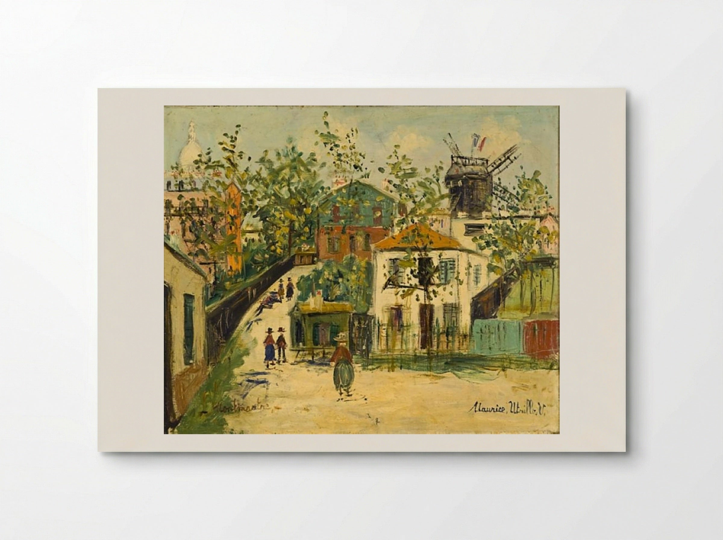 Montmartre - Maurice Utrillo - Poster