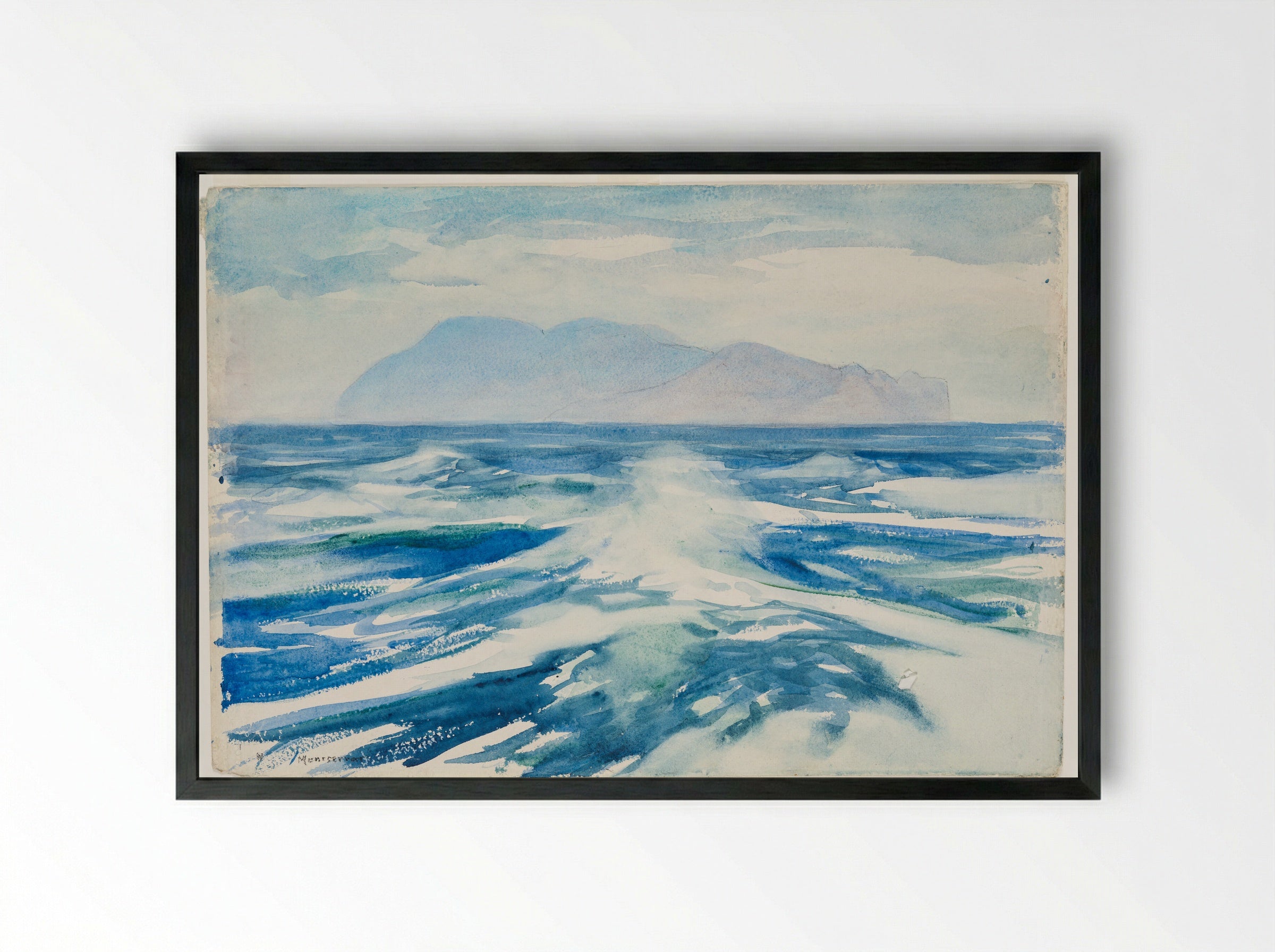 Montserrat - Charles Herbert Woodbury - Framed Print Black