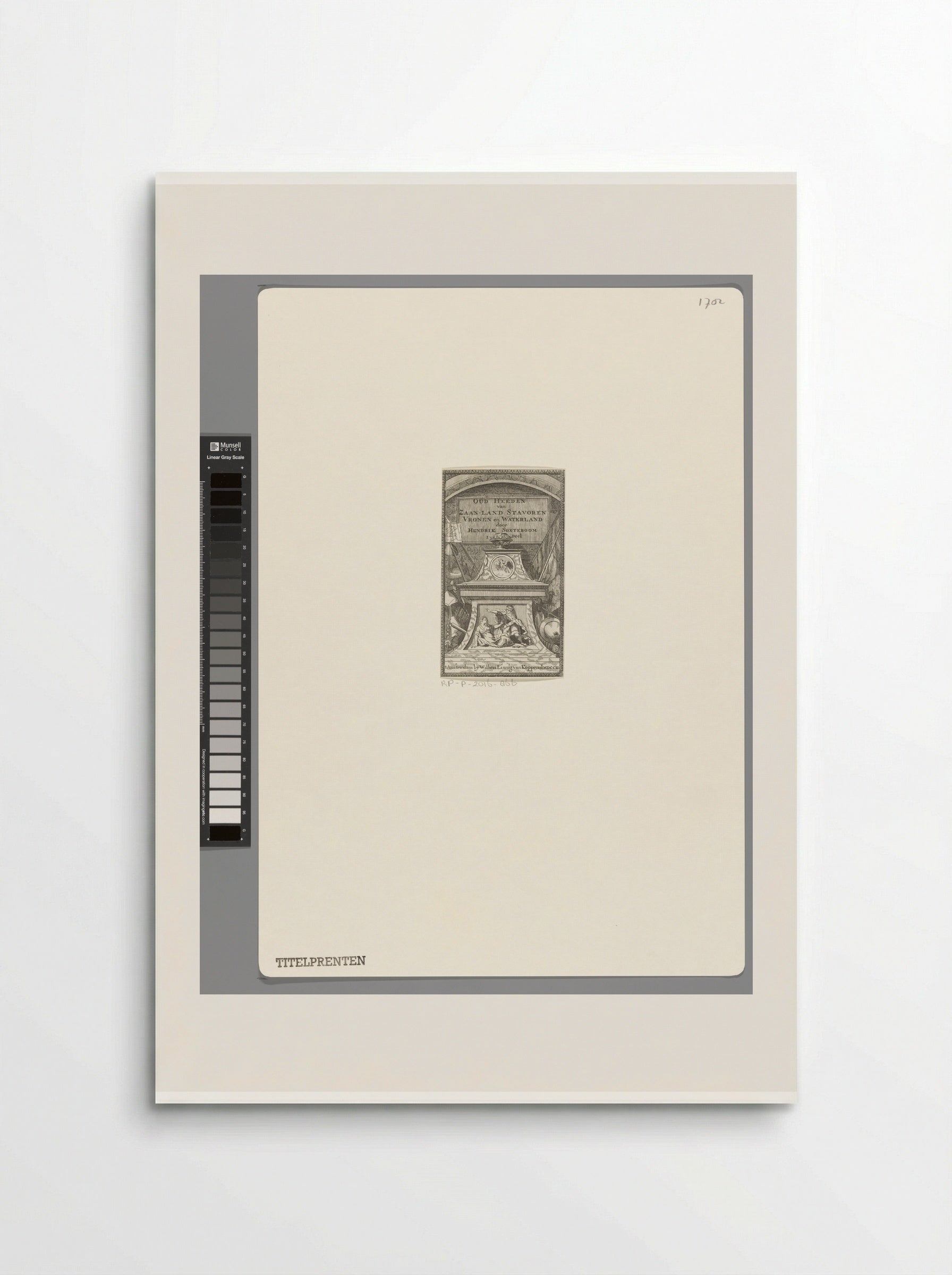 Monument met vaas en wapens - Pieter van den Berge - Poster