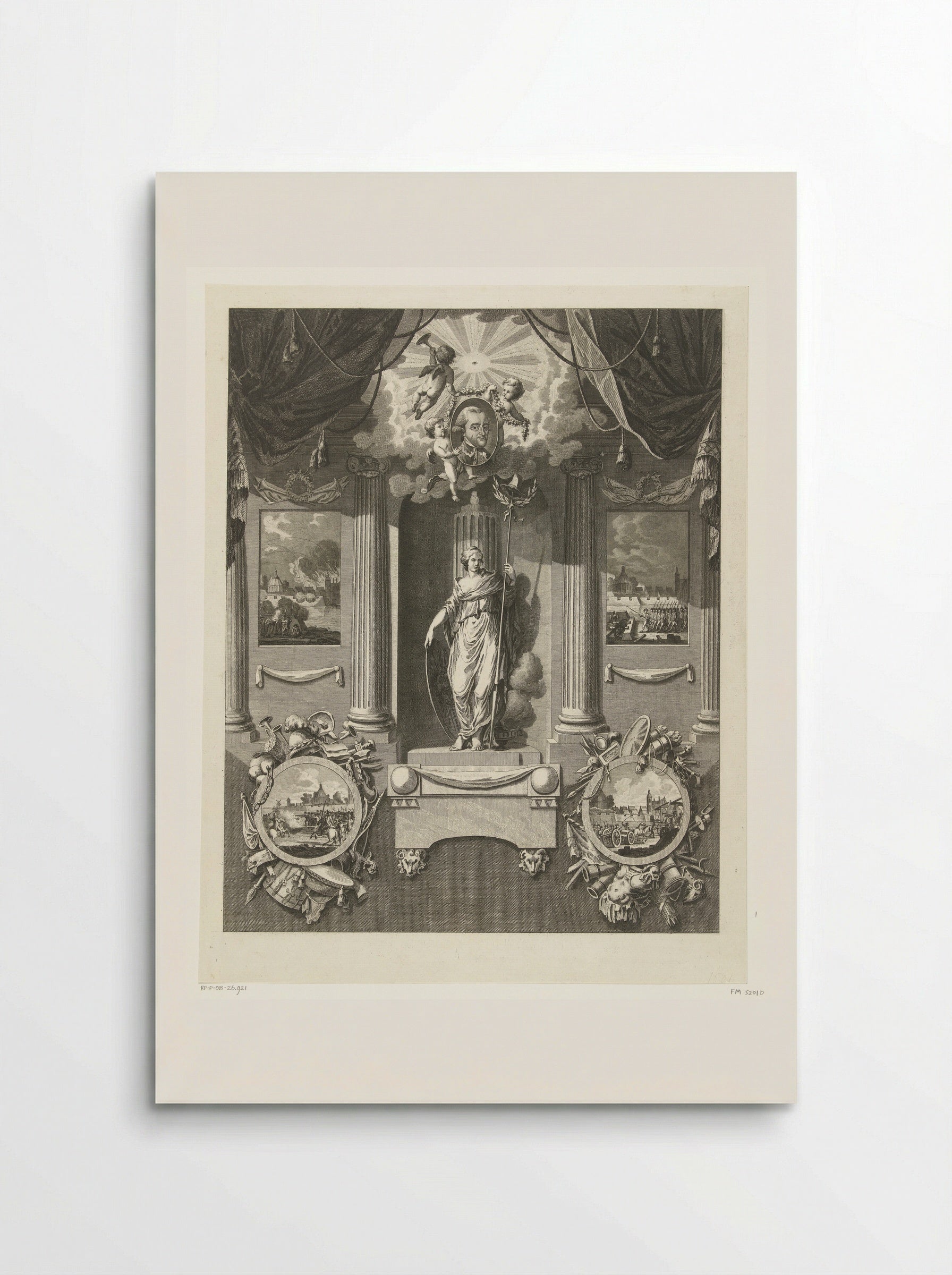 Monument voor Carel van Boetzelaer - Cornelis Brouwer - Poster