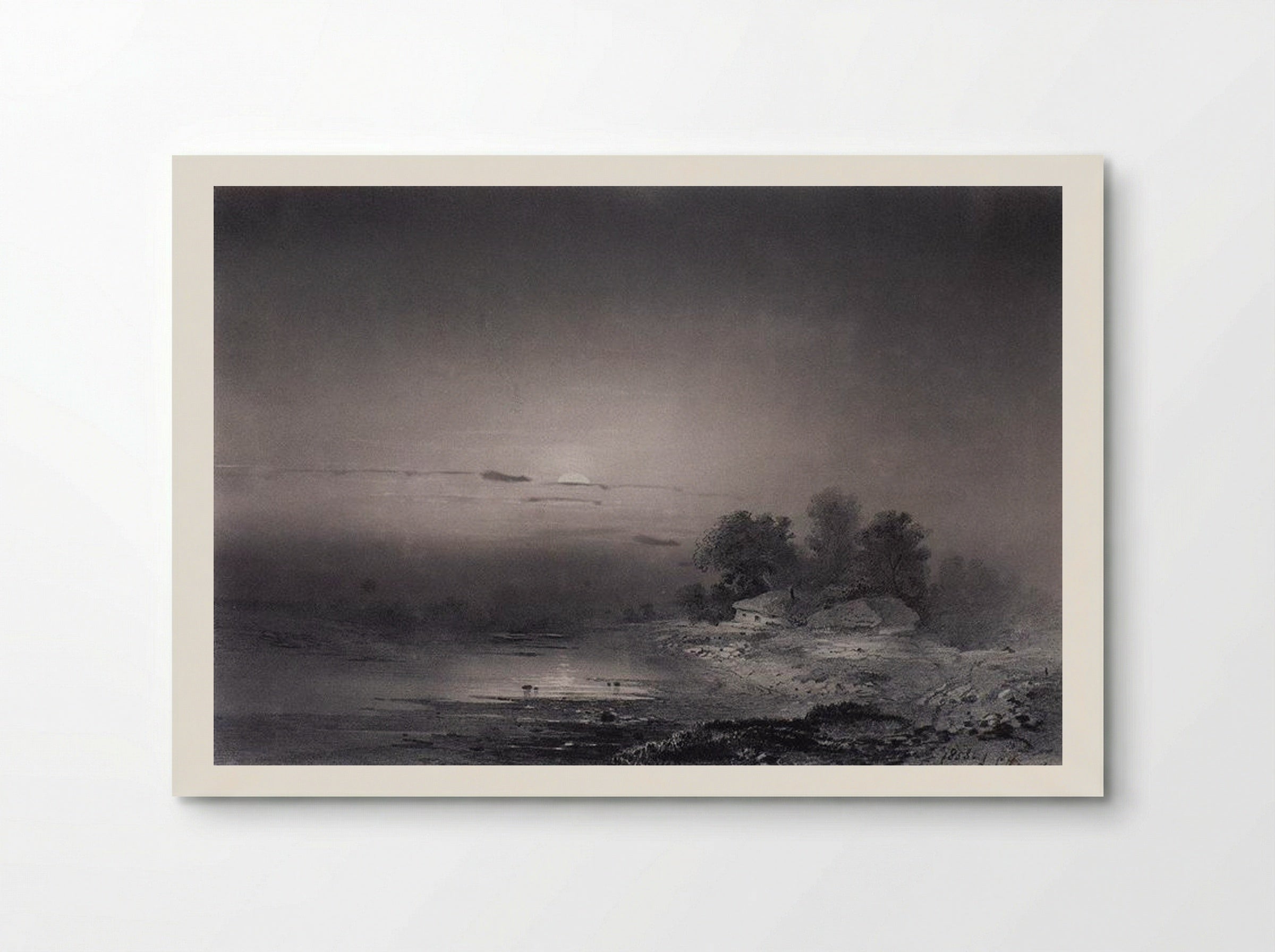 Moonlit Night - Aleksey Savrasov - Poster