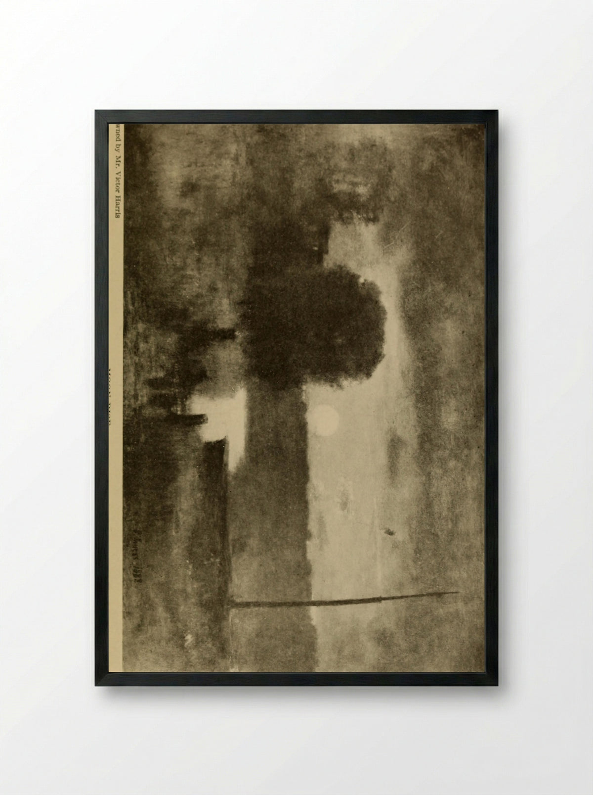 Moonrise - George Inness - Framed Print Black