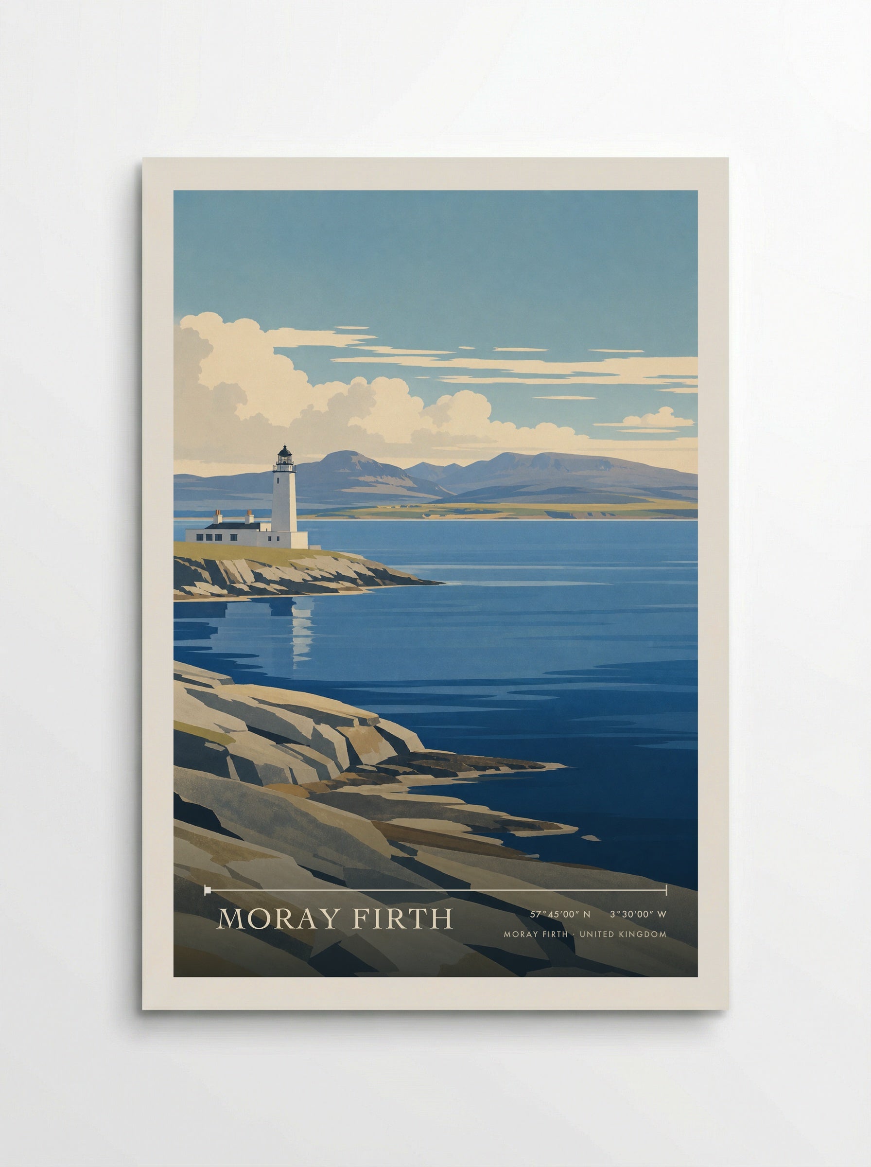 Moray Firth United Kingdom Travel Poster - Poster