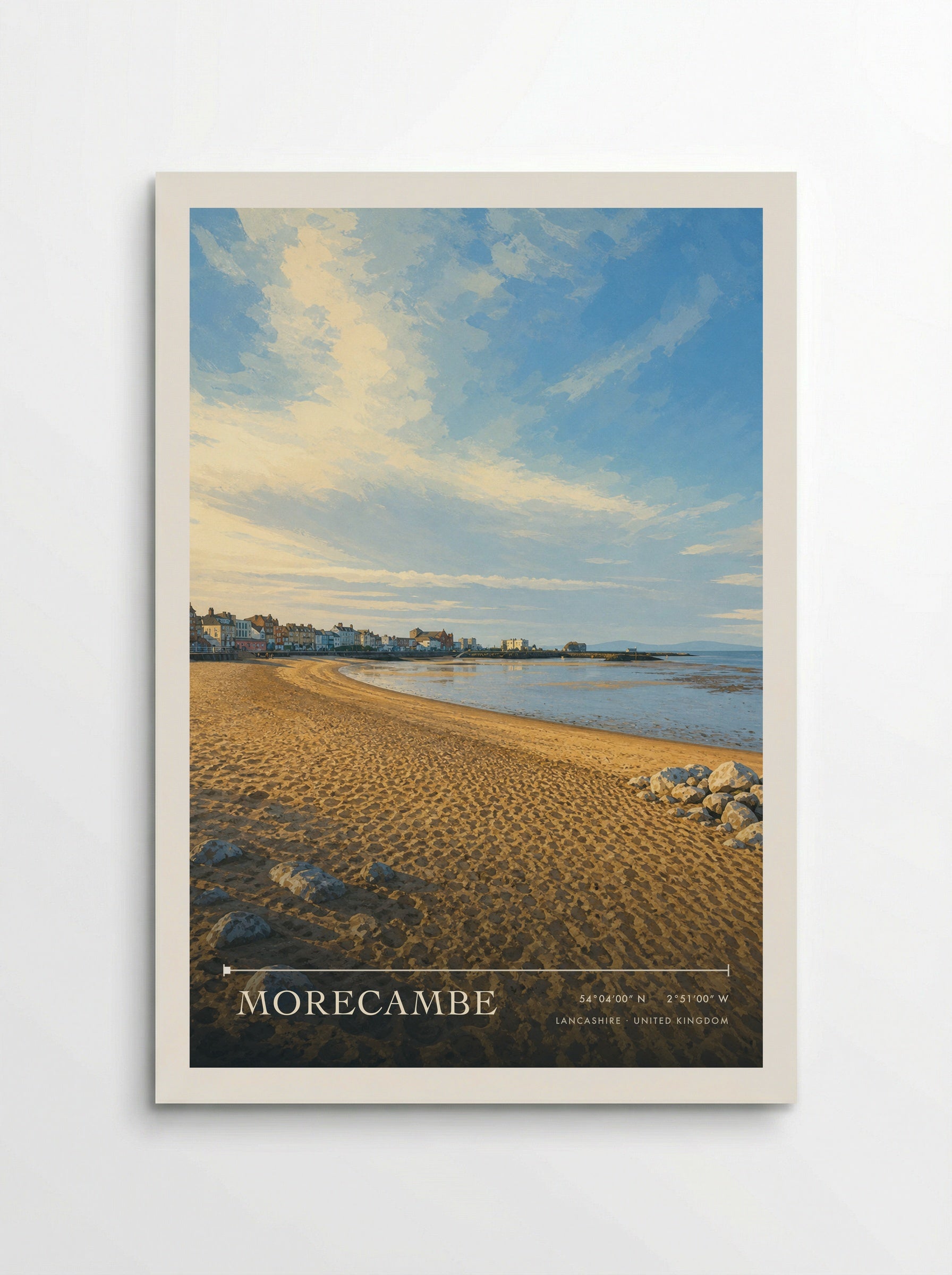Morecambe Lancashire United Kingdom Travel Poster - Poster