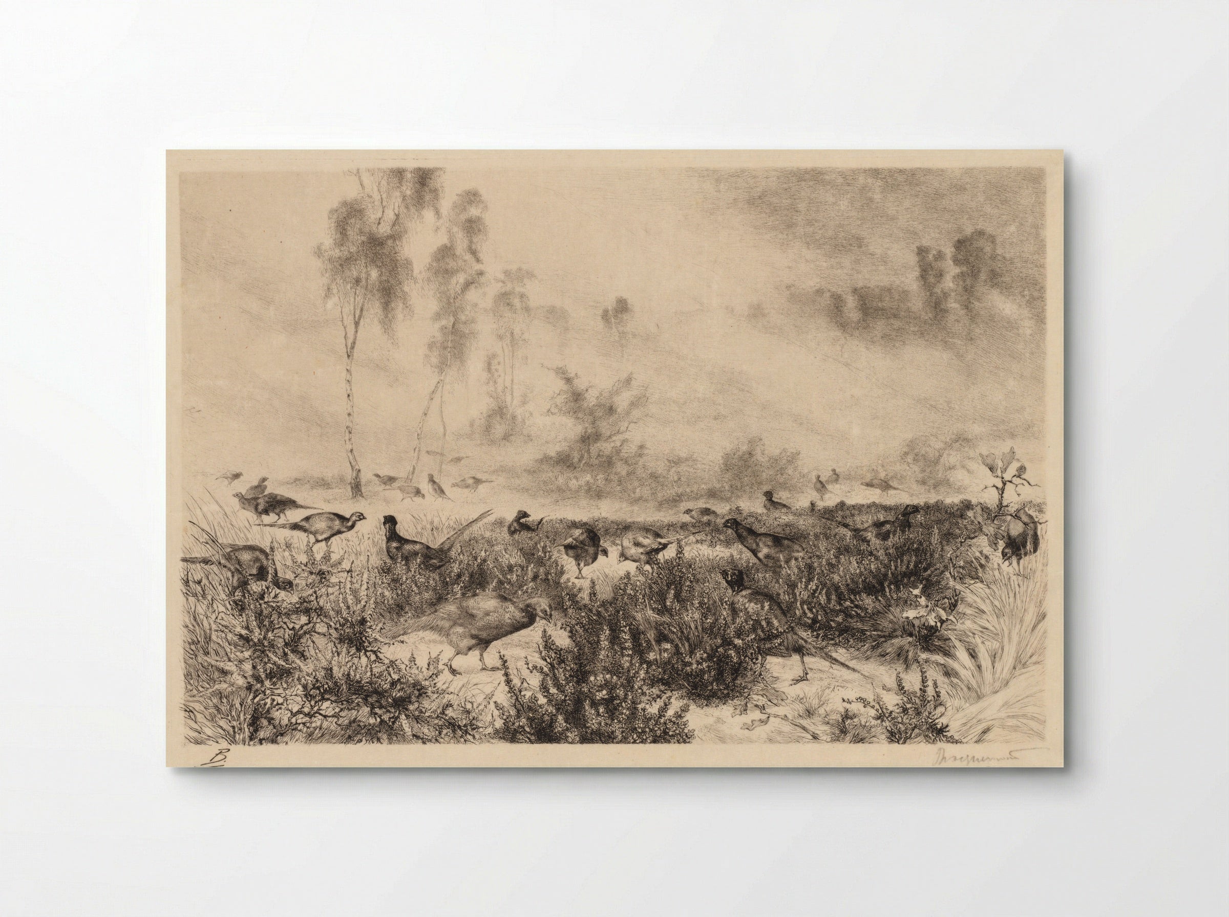 Morning Mists (Brumes de Matin) - Félix Bracquemond - Poster