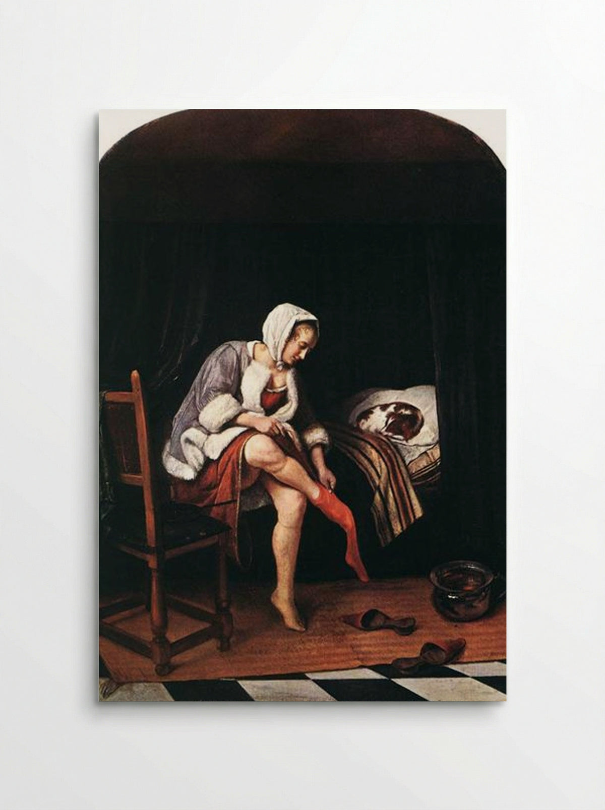 Morning Toilet - Jan Steen - Poster