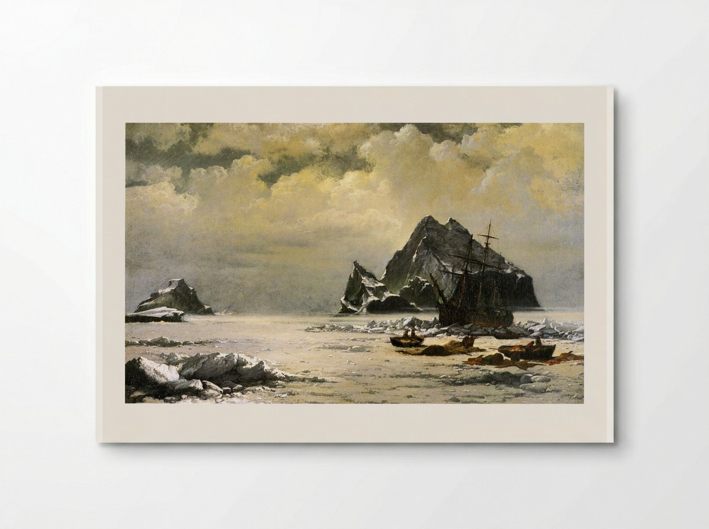 Morning on the Arctic Ice Fields - William Bradford - Poster