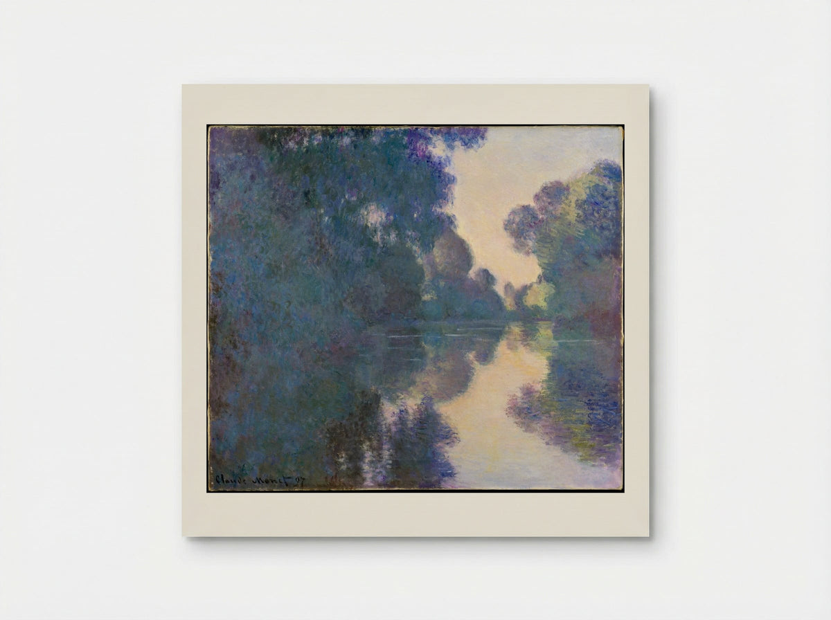 Morning on the Seine near Giverny - Claude Monet - Poster