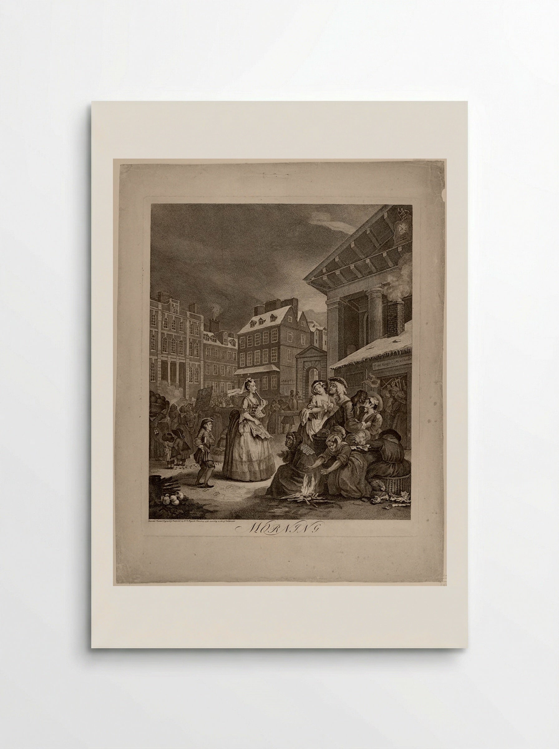 Morning - William Hogarth - Poster