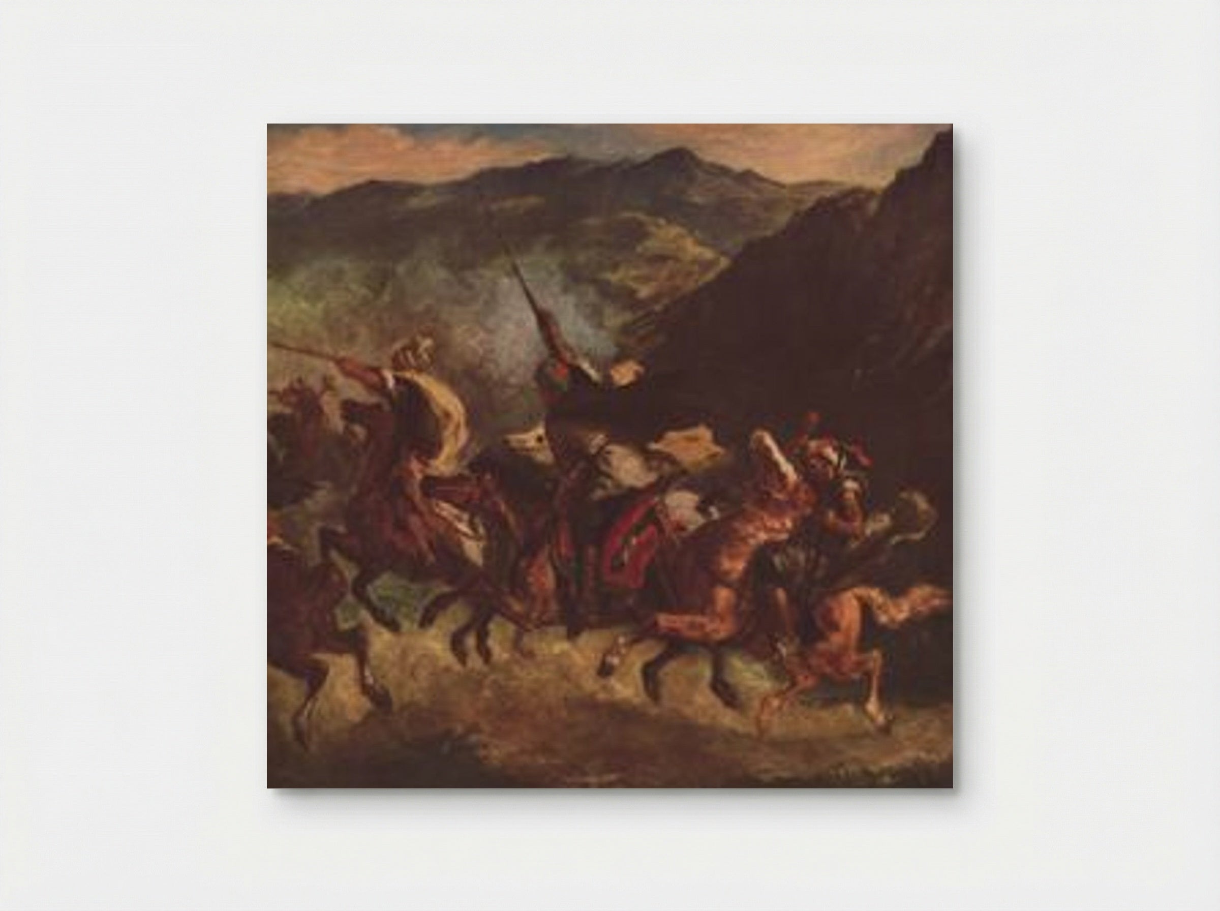 Moroccan Fantasia - Eugène Delacroix - Poster