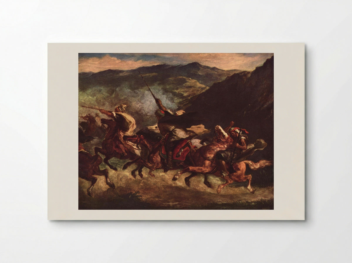 Moroccan Fantasia - Eugène Delacroix - Poster