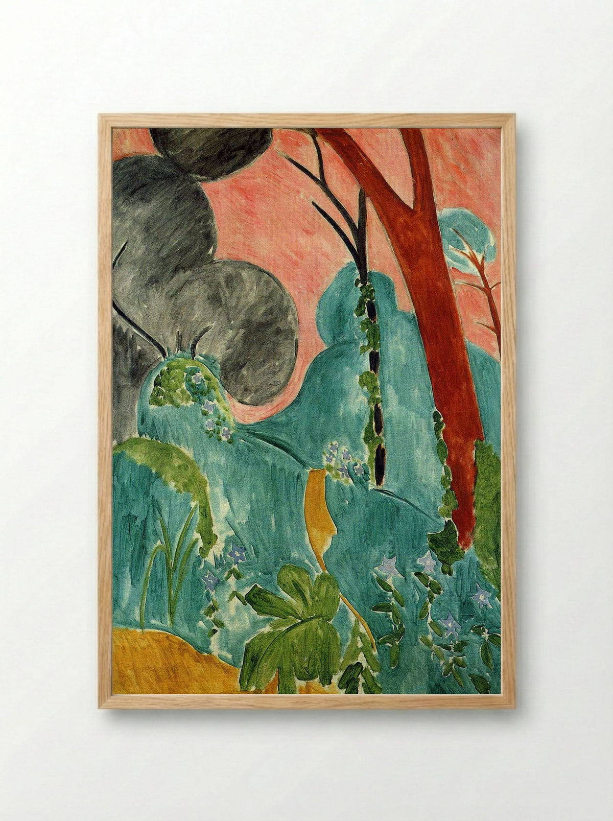 Moroccan Garden - Henri Matisse - Framed Print Wood