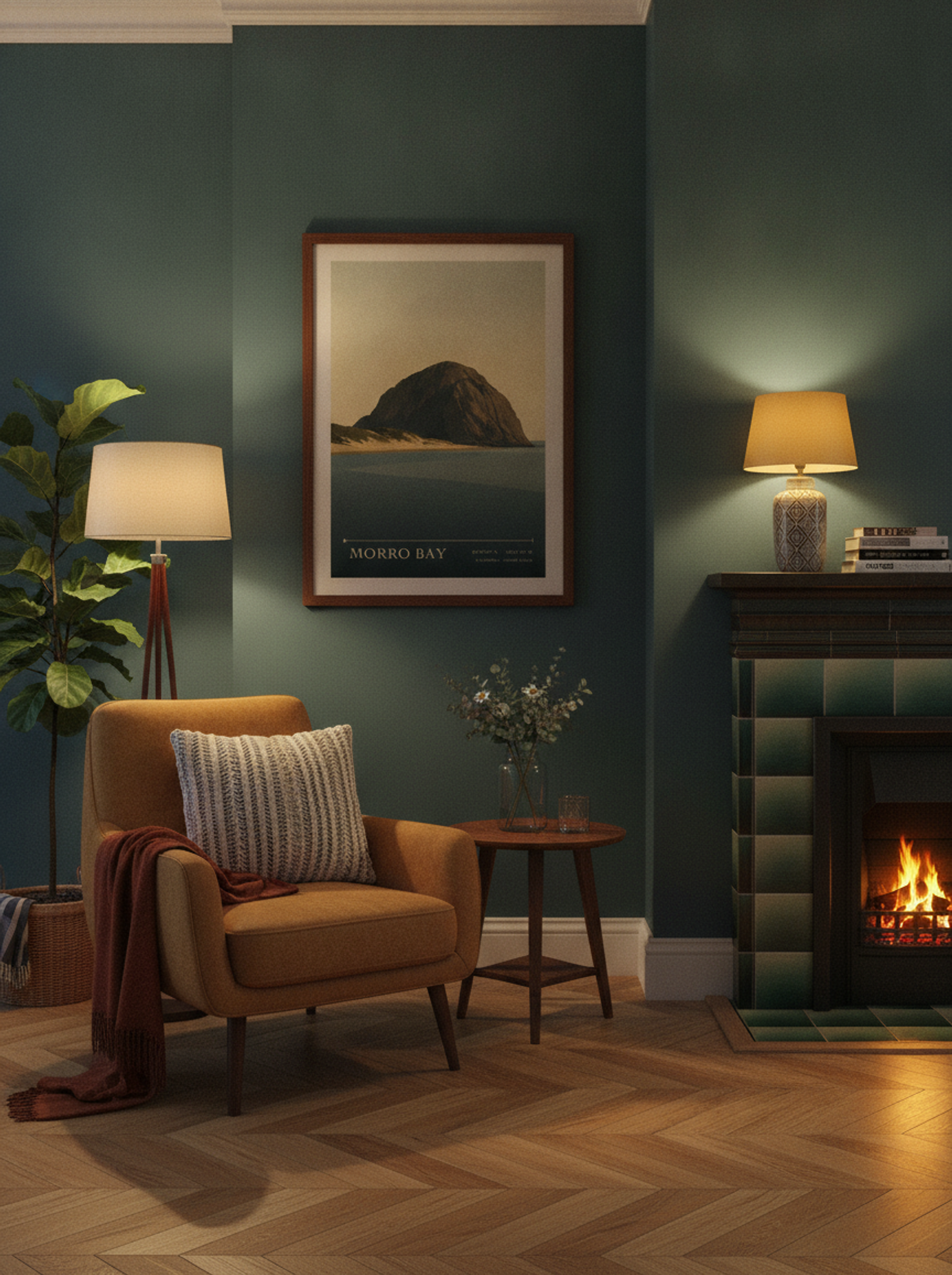 Morro Bay Travel Poster Artwork - Lifestyle