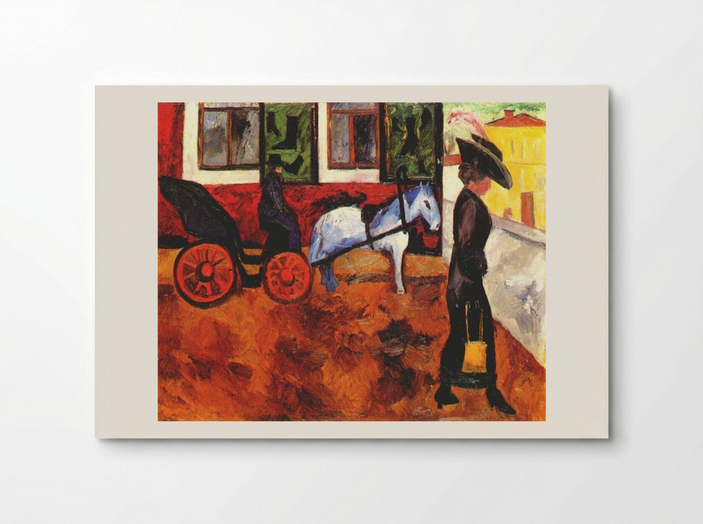 Moscow Street - Natalia Goncharova - Poster