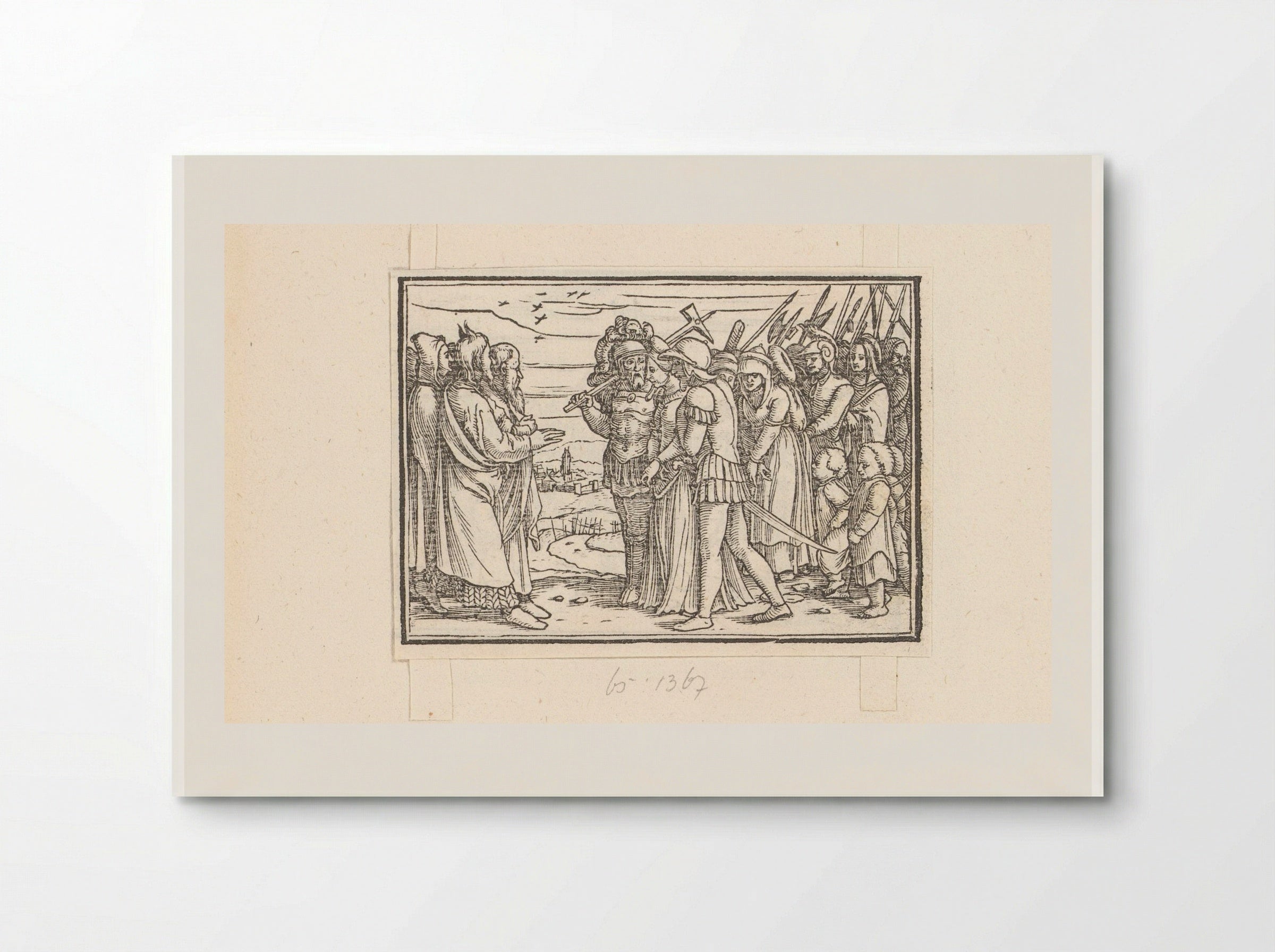 Moses Condemning the Midianite Women and Children - Veit Rudolf Specklin - Poster