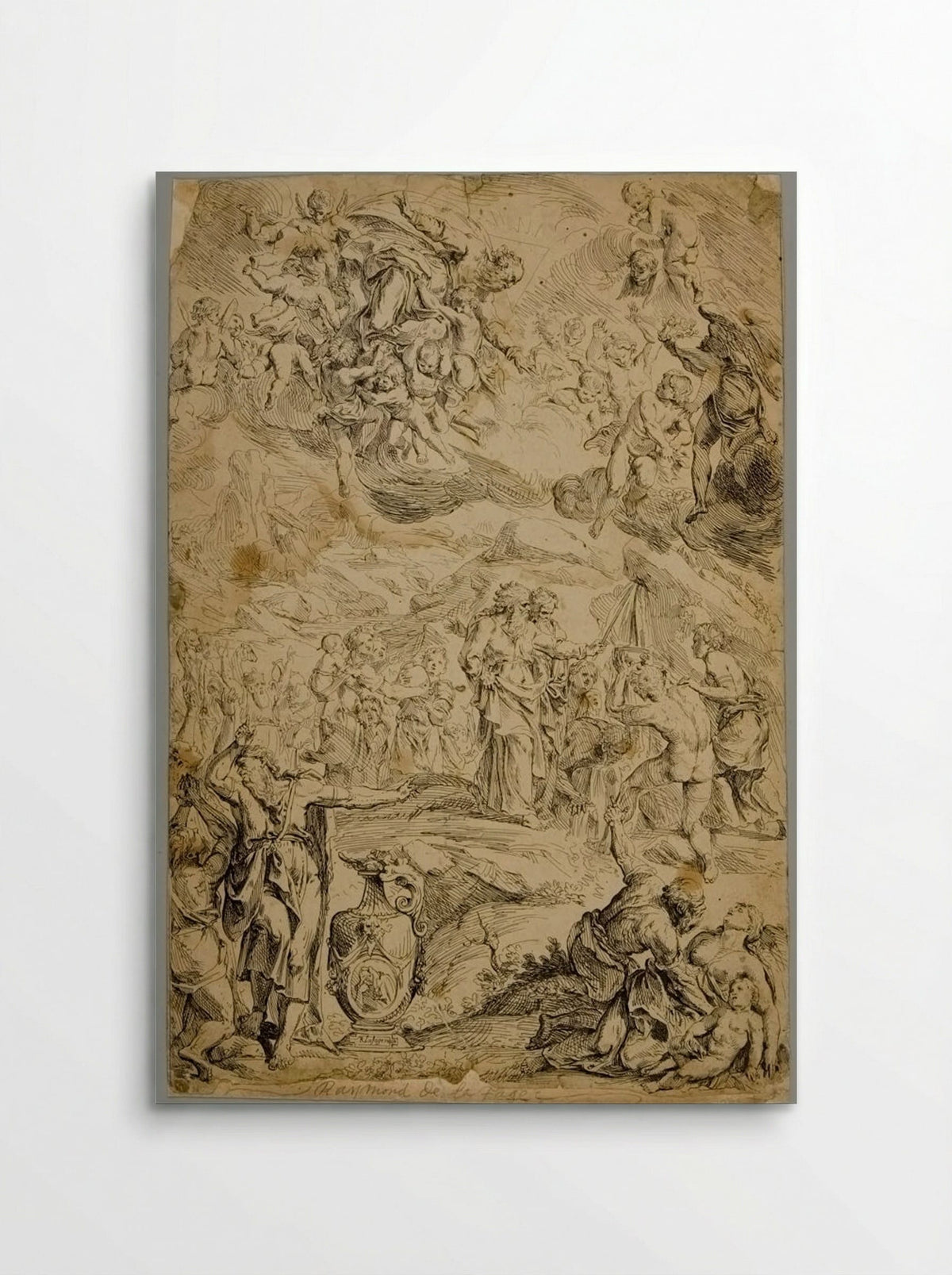 Moses Striking the Rock - Frans Ertinger - Poster