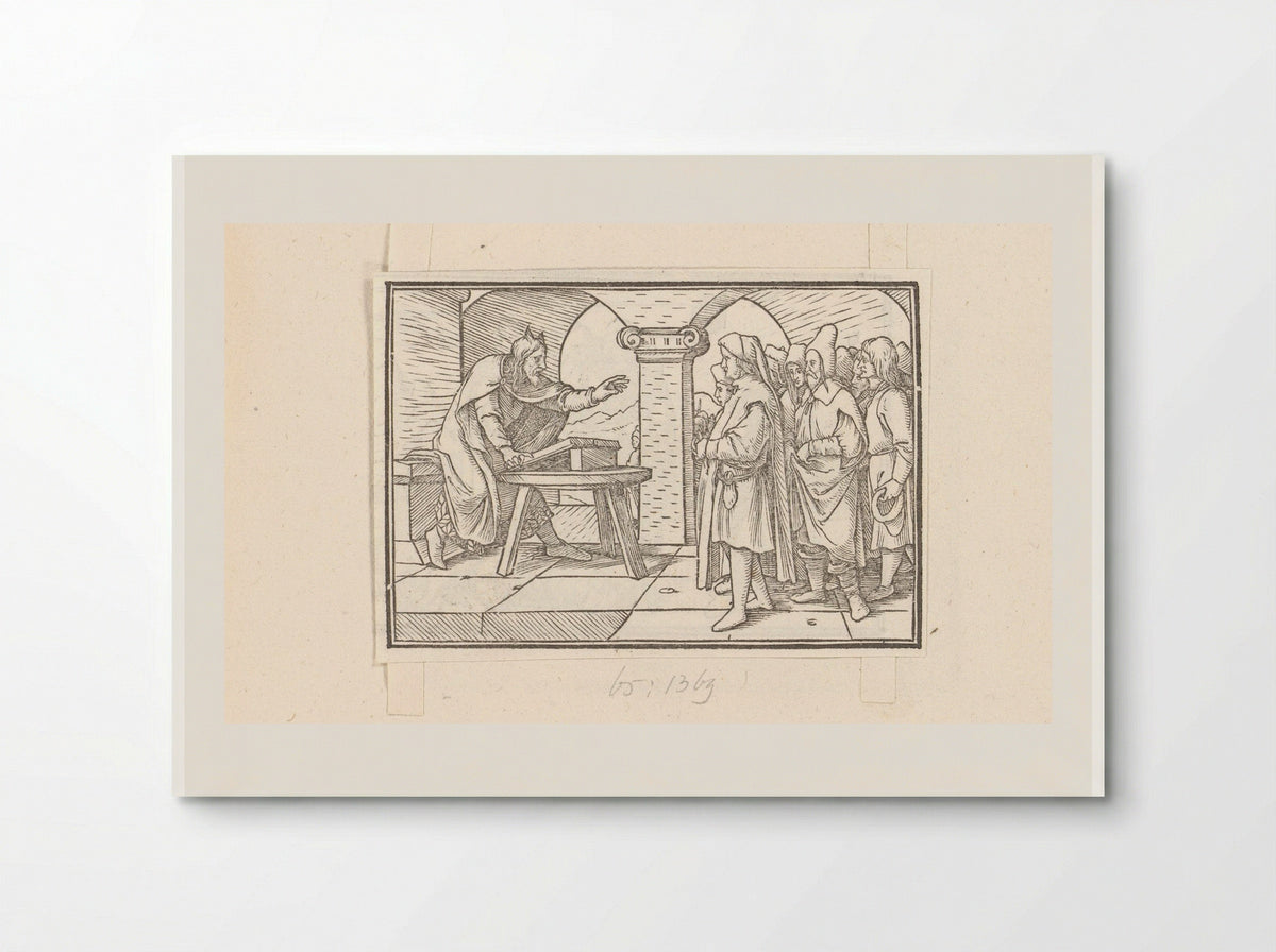 Moses Teaching the Laws to the Israelites - Veit Rudolf Specklin - Poster