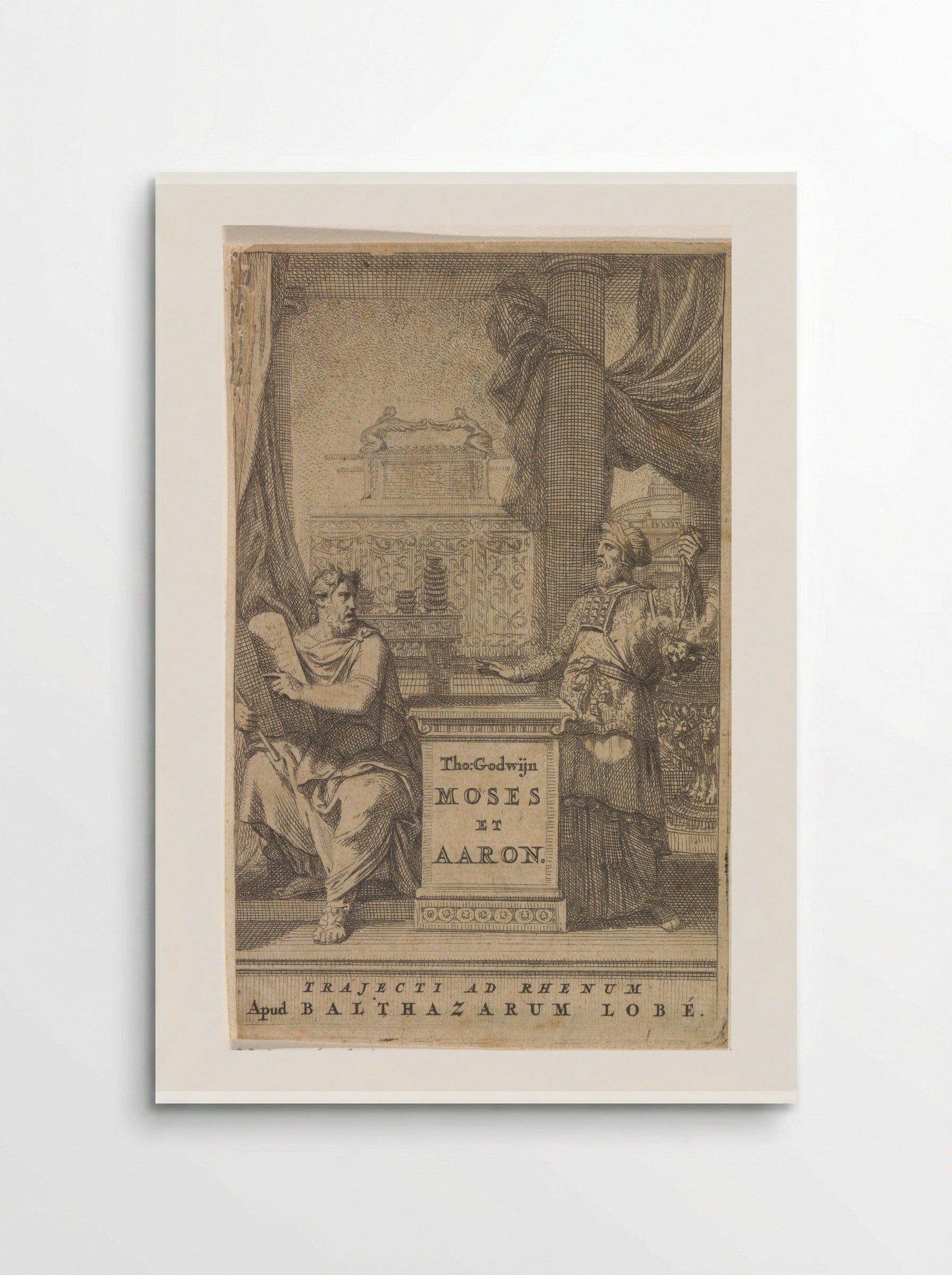 Moses and Aaron - Gerard de Lairesse - Poster