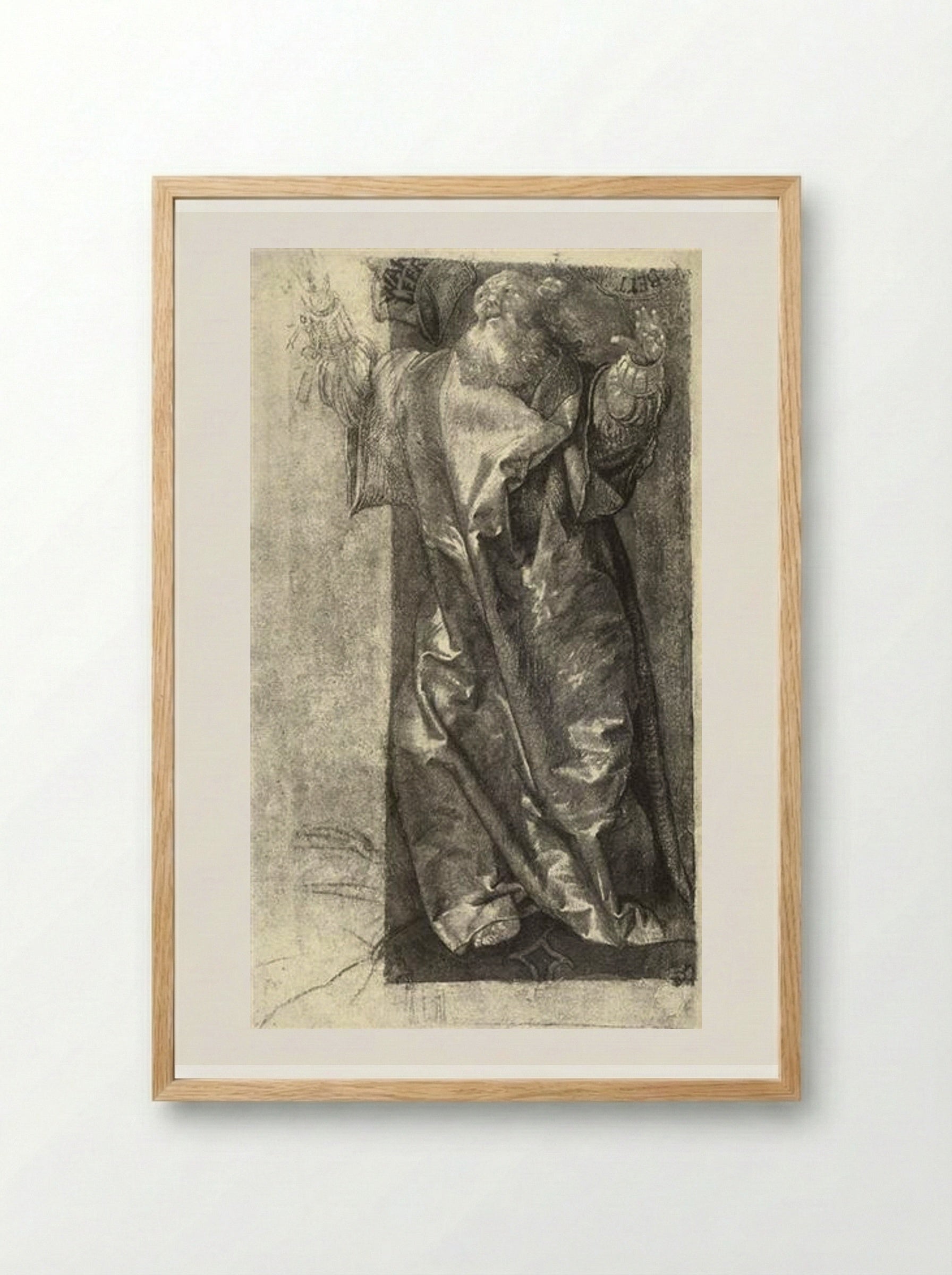 Moses - Matthias Grünewald - Framed Print Wood