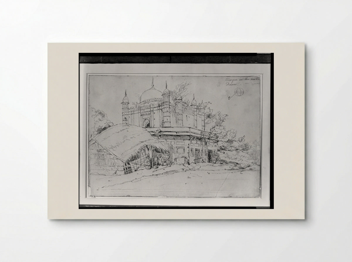 Mosque in the New Road, Dacca - George Chinnery - Poster