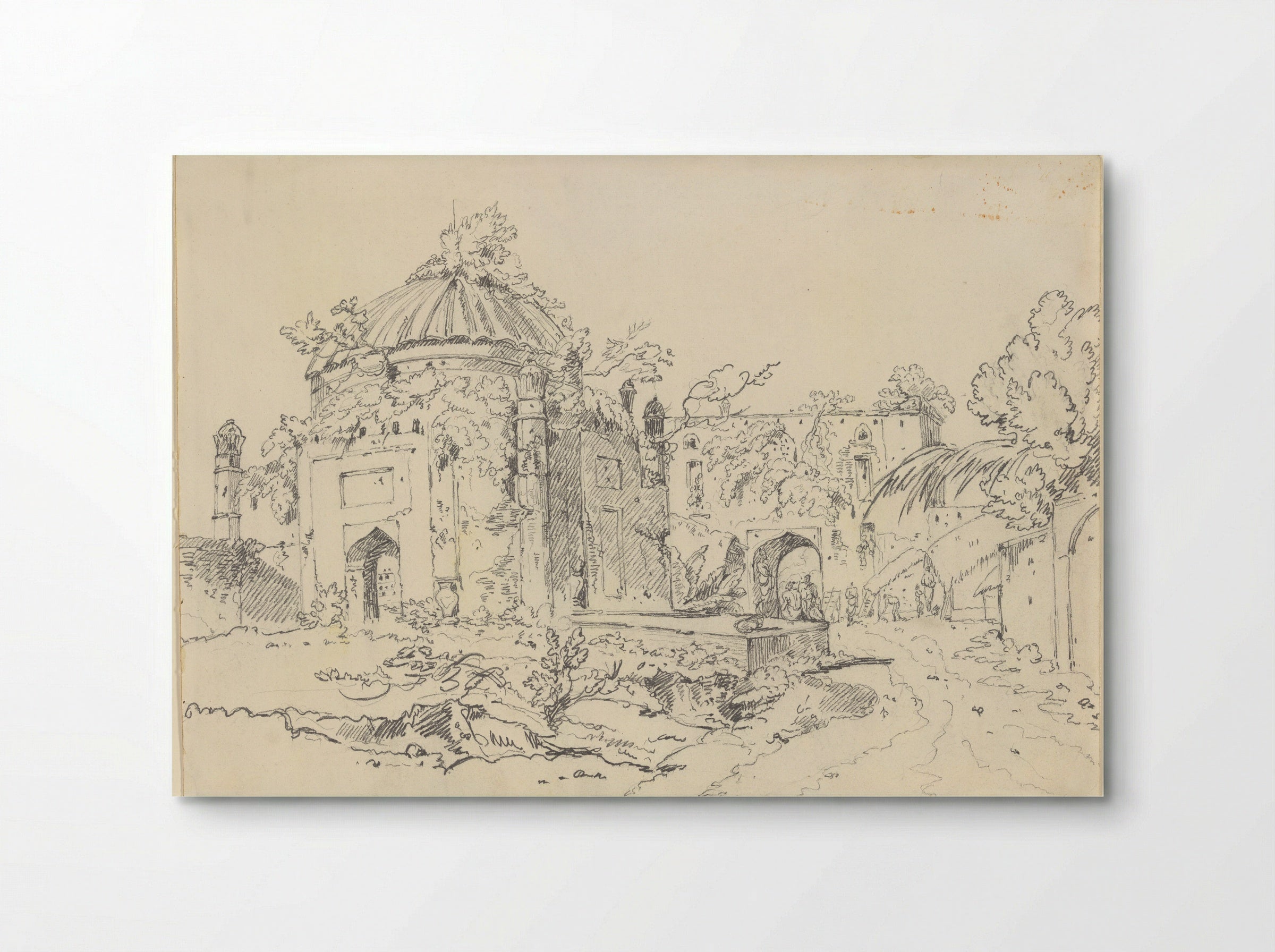 Mosque of Syaf Khan, Dacca - George Chinnery - Poster