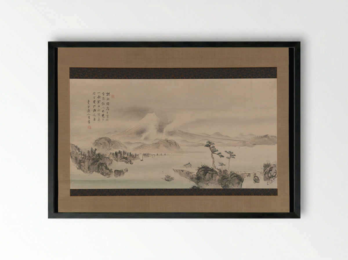 Mount Fuji - Yokoi Kinkoku - Framed Print Black