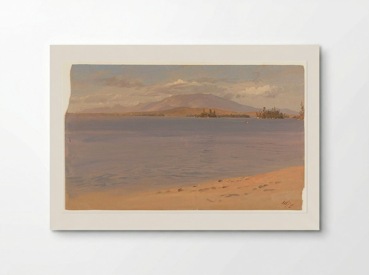 Mount Katahdin from Lake Millinocket - Frederic Edwin Church - Poster