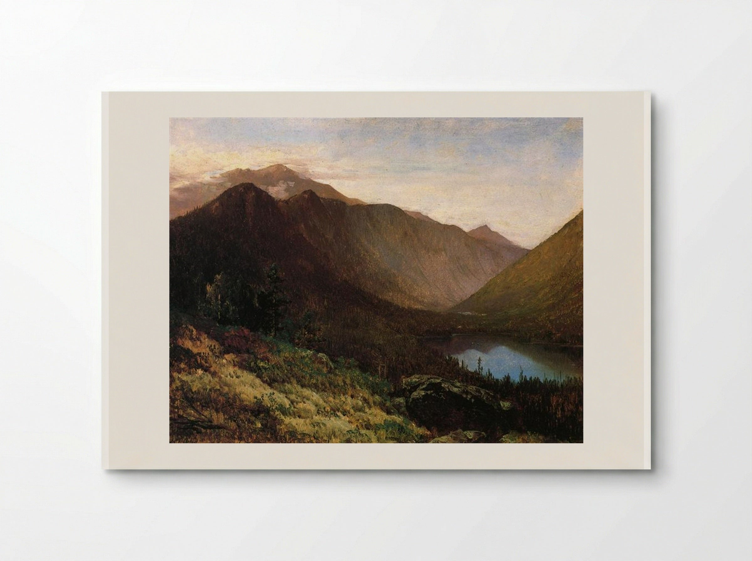 Mount Lafayette, Franconia Notch, New Hampshire - Thomas Hill - Poster