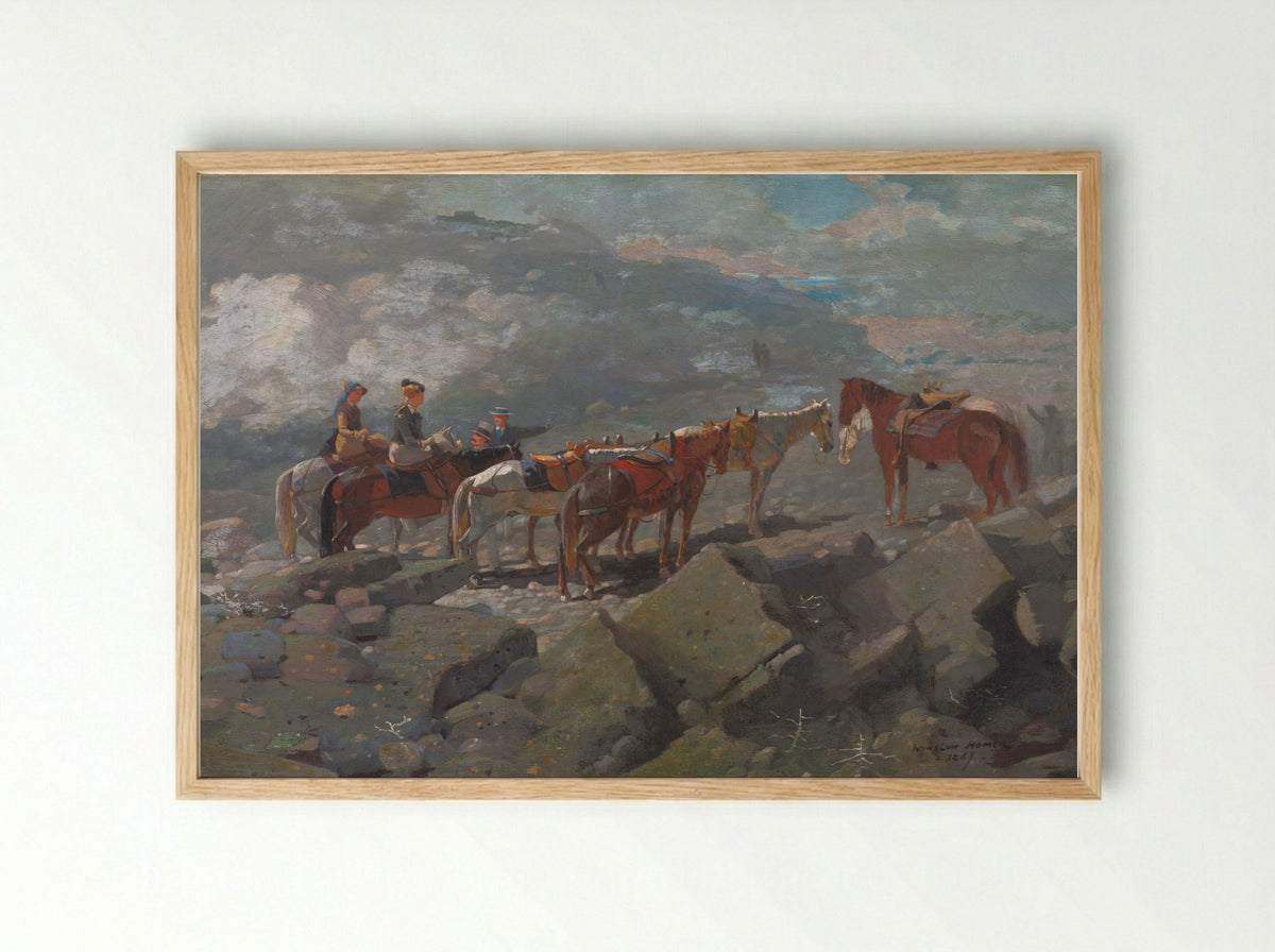 Mount Washington - Winslow Homer - Framed Print Wood