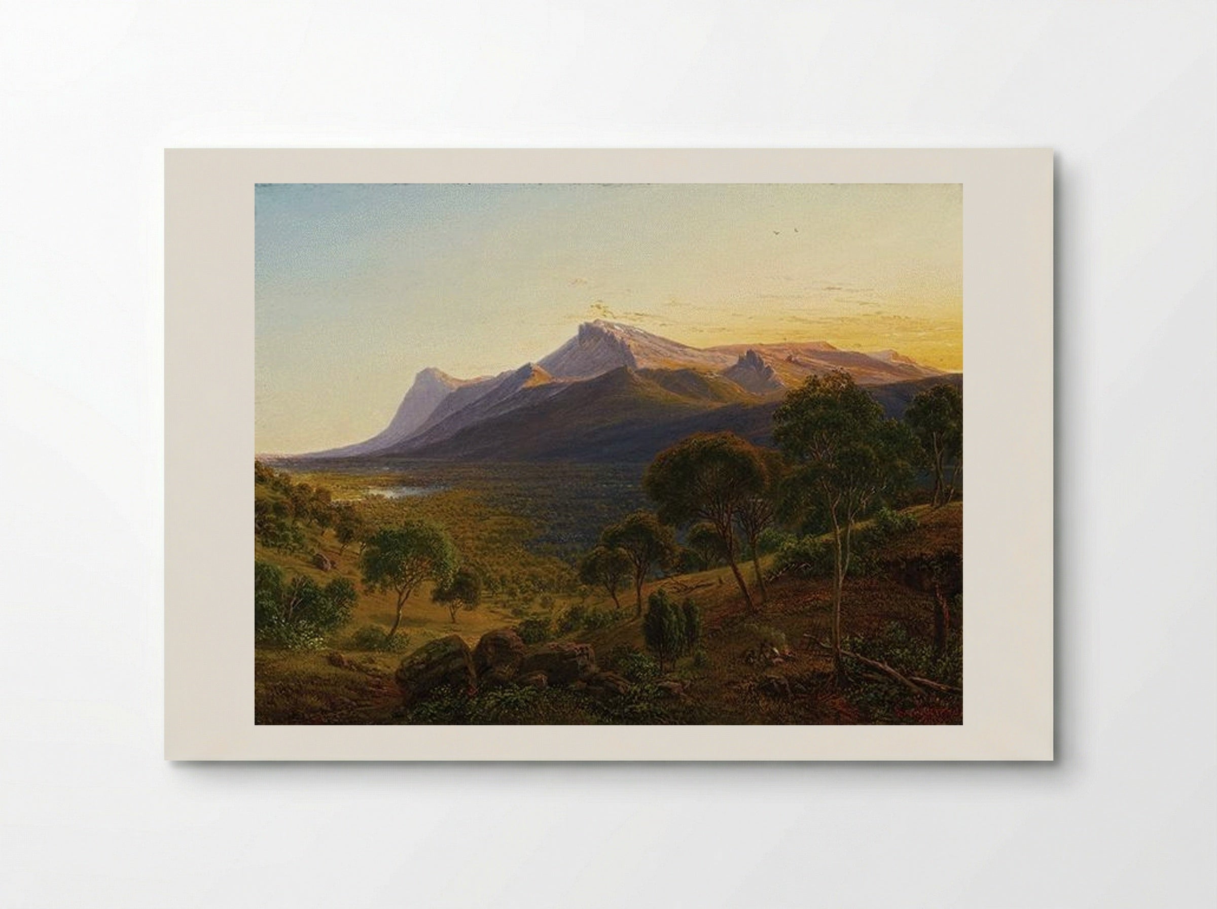 Mount William as from Mount Dryden in the Grampians, Victoria - Eugene von Guerard - Poster