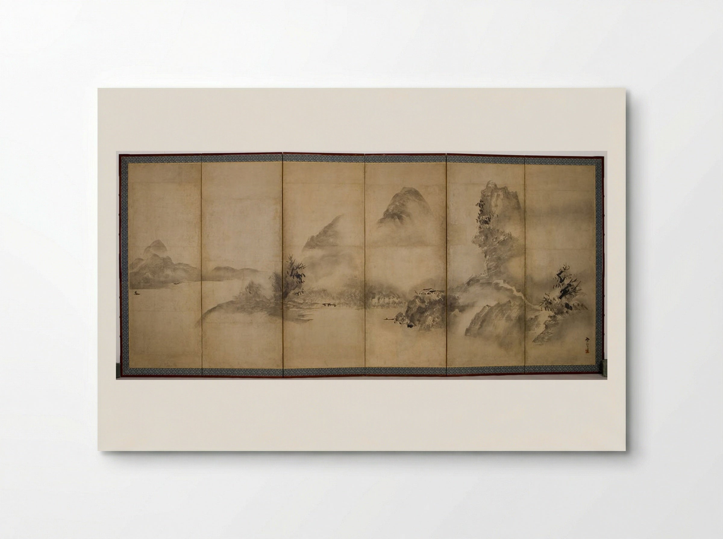 Mountain Landscape - Shūgetsu Tōkan - Poster