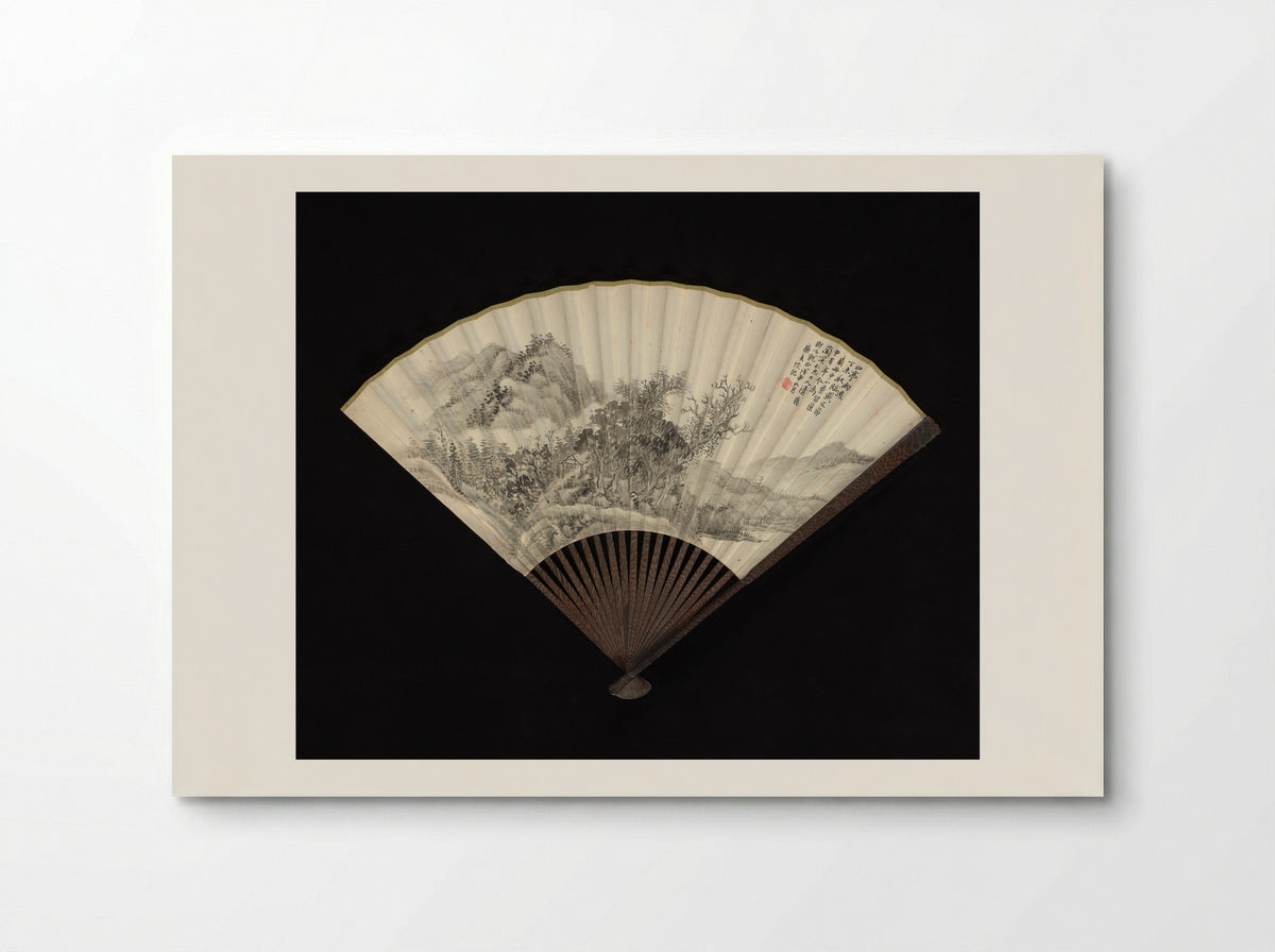 Mountain Pavillion after Rain - Lu Hui - Poster