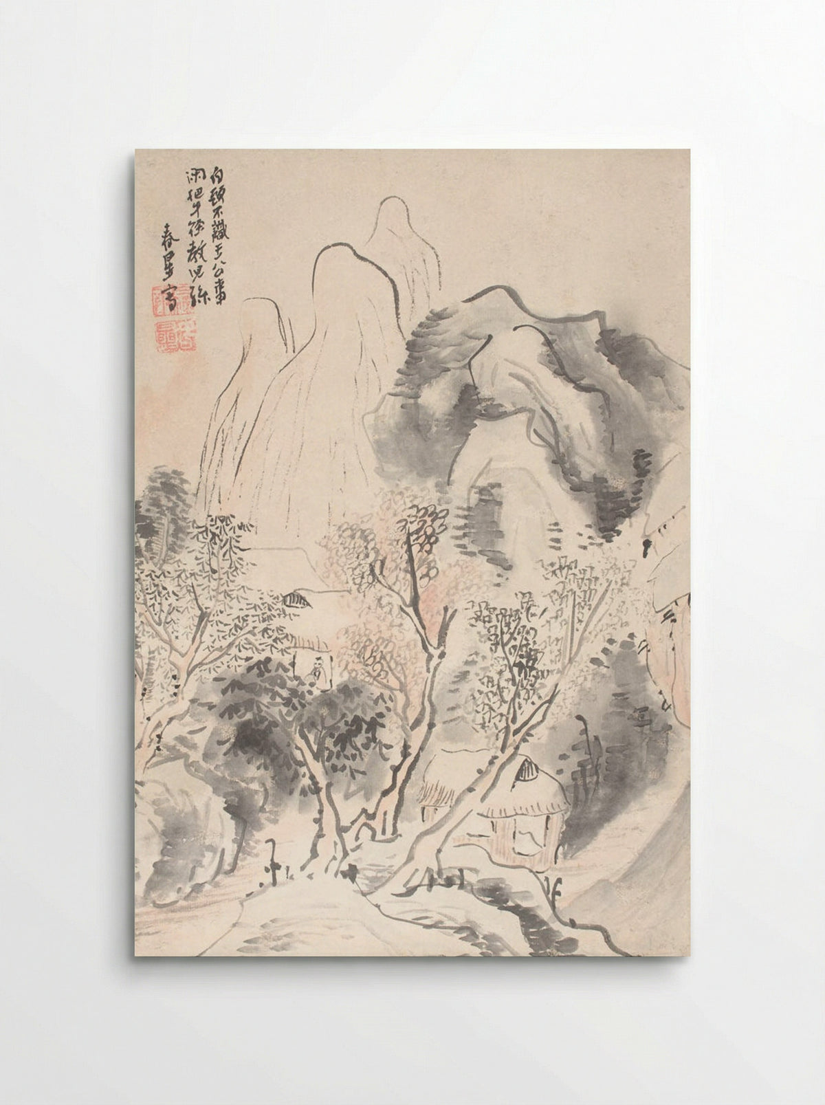 Mountain Retreat - Yosa Buson - Poster