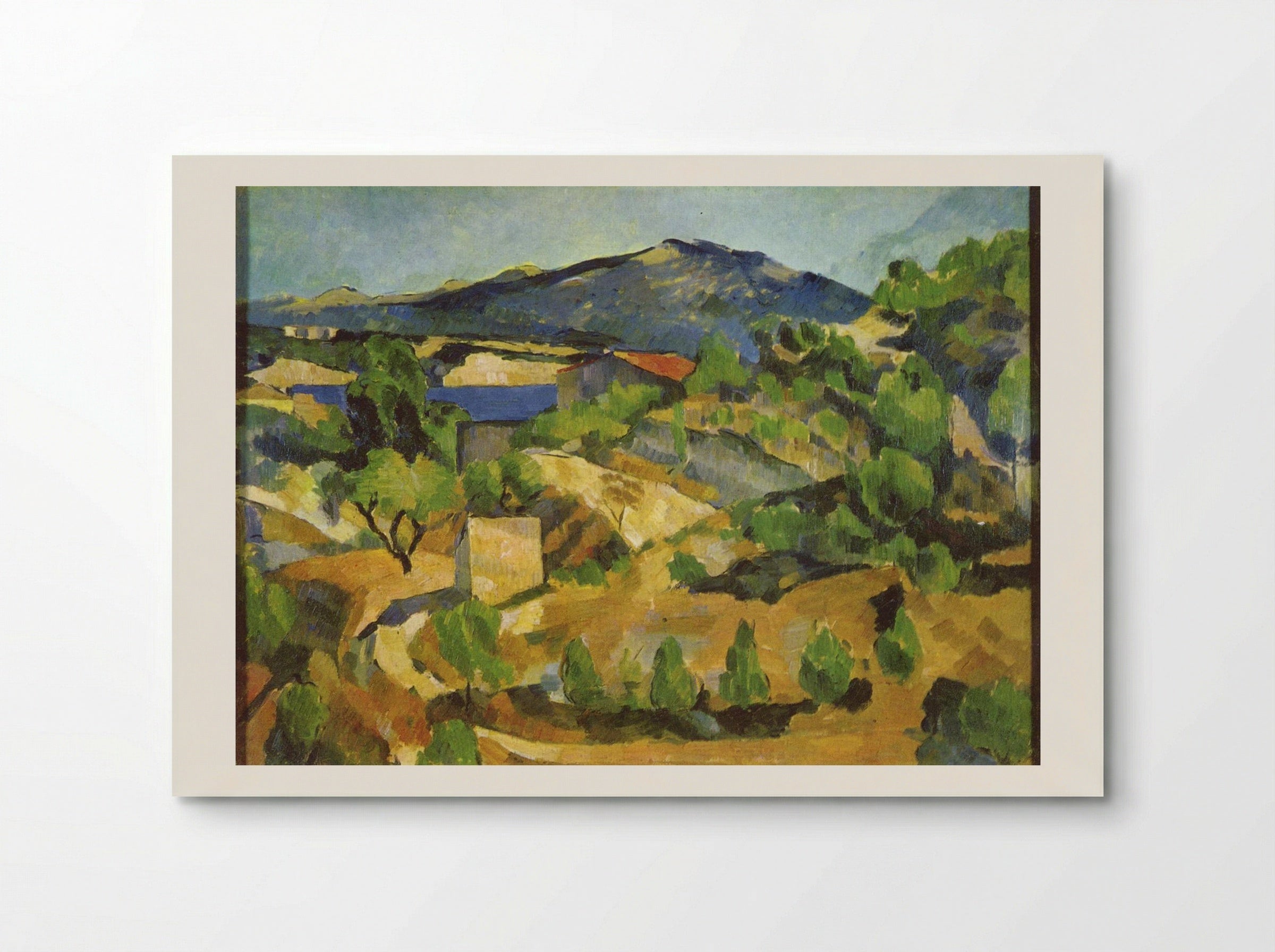 Mountains in Provence, L'Estaque - Paul Cézanne - Poster
