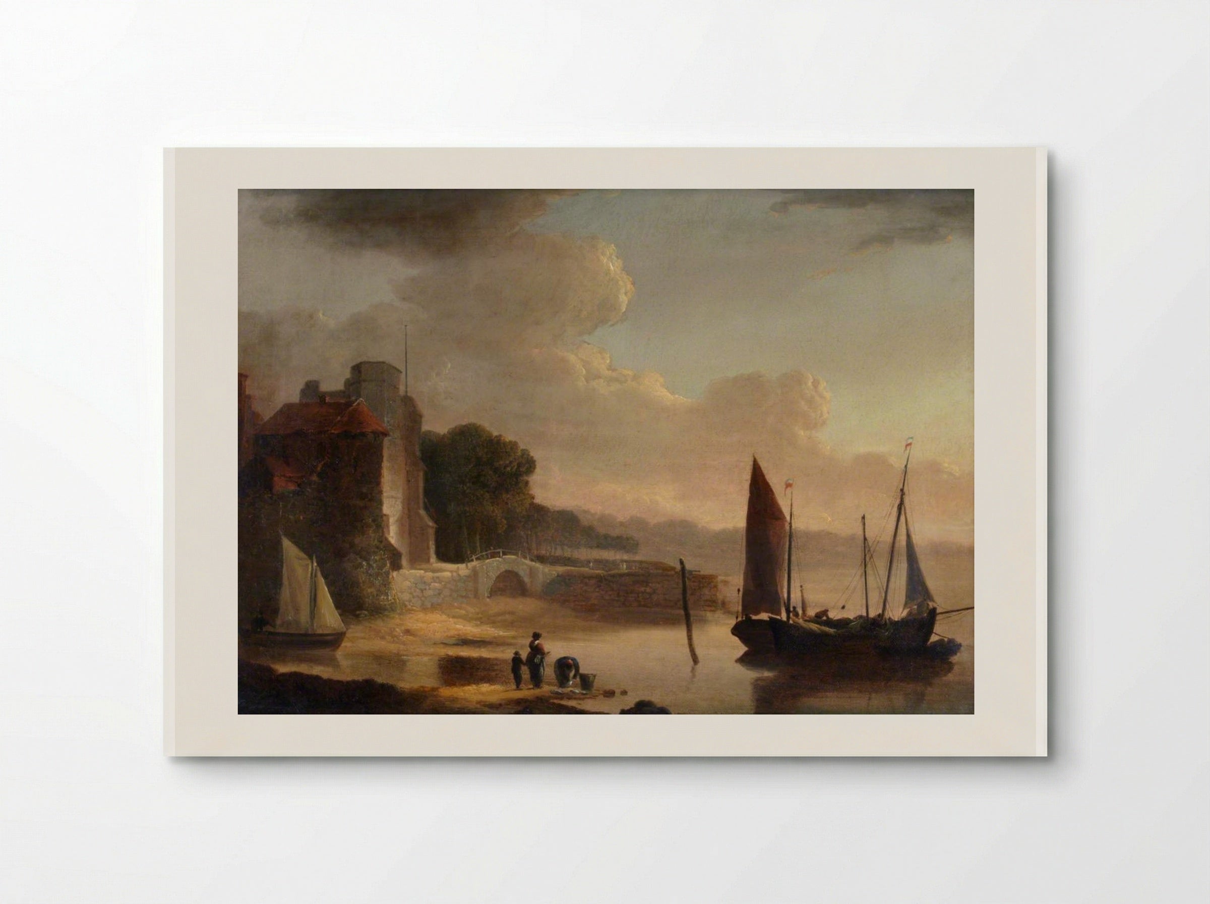 Mouth of the Old Canal - William Shayer - Poster