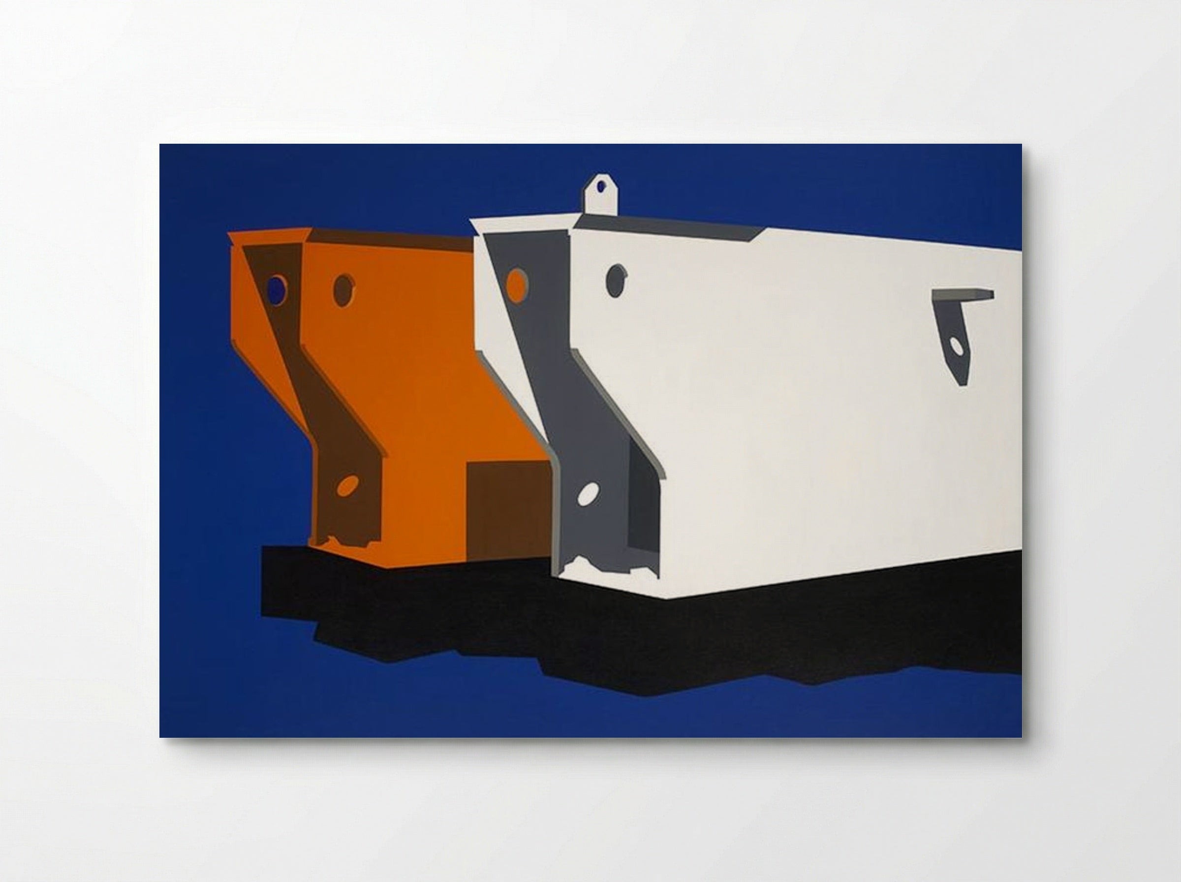 Mr. and Mrs. Moby Dick (Allan D'Arcangelo) - Allan D'Arcangelo - Poster