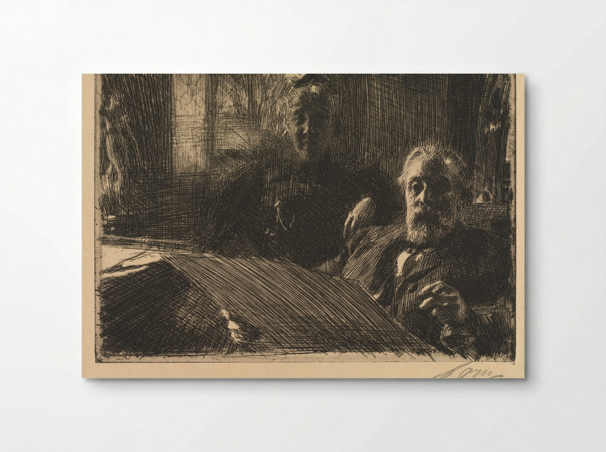 Mr. and Mrs. Fürstenberg - Anders Zorn - Poster