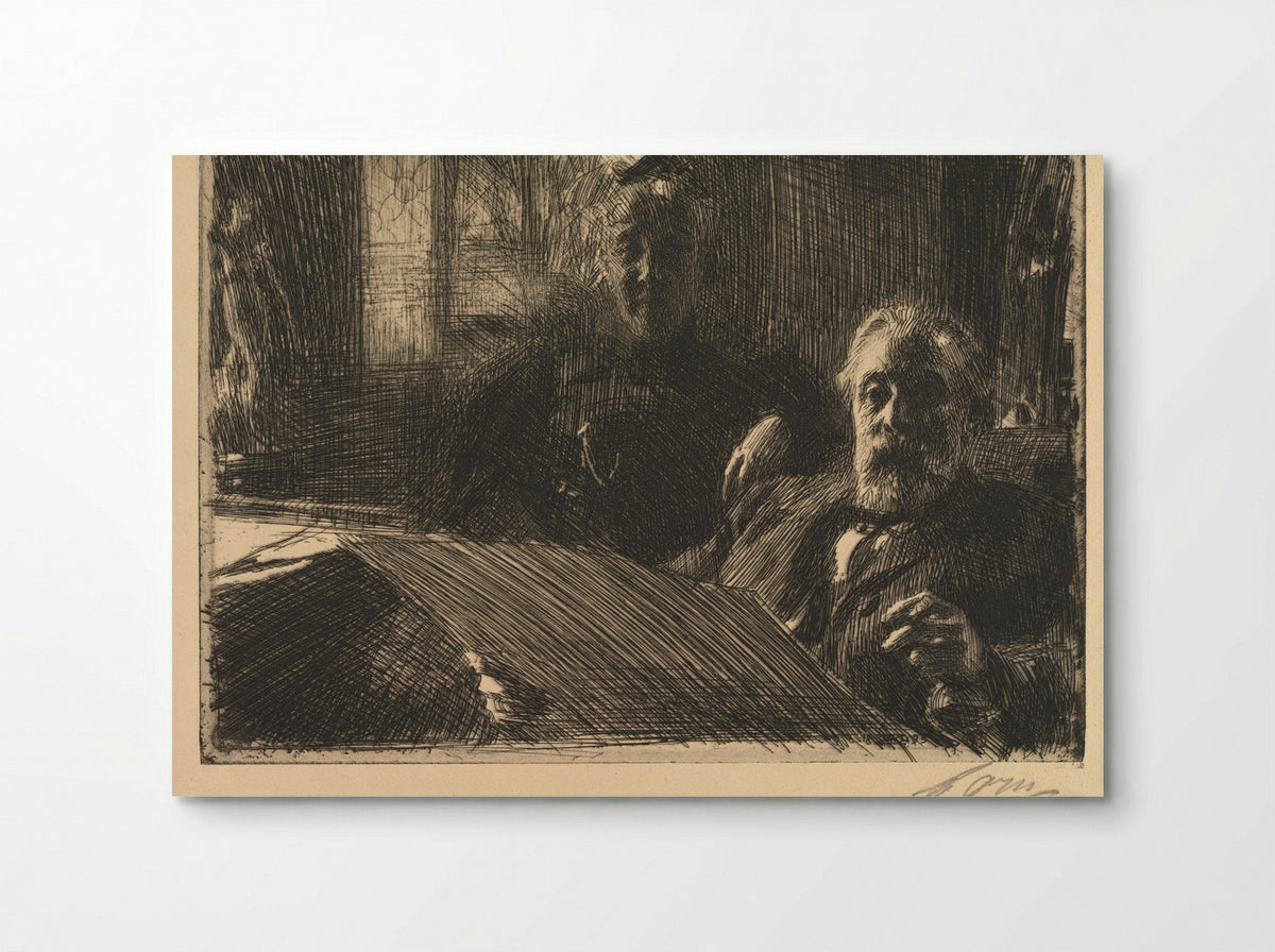 Mr. and Mrs. Fürstenberg - Anders Zorn - Poster