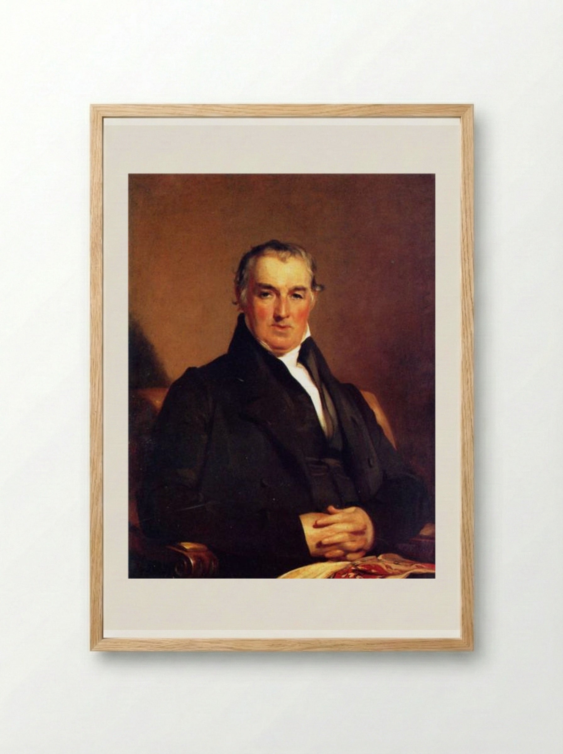 Mr. Samuel Henderson - Thomas Sully - Framed Print Wood